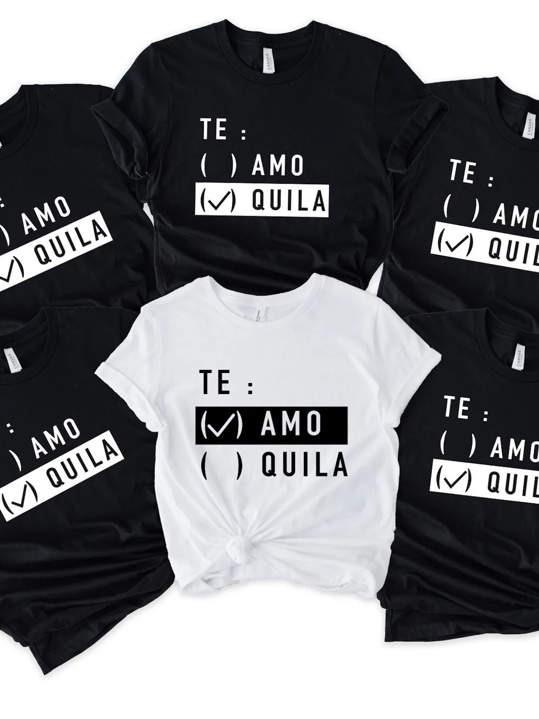 Teamo Tequila Bachelorette Party Shirts: Bridal Party T-Shirts