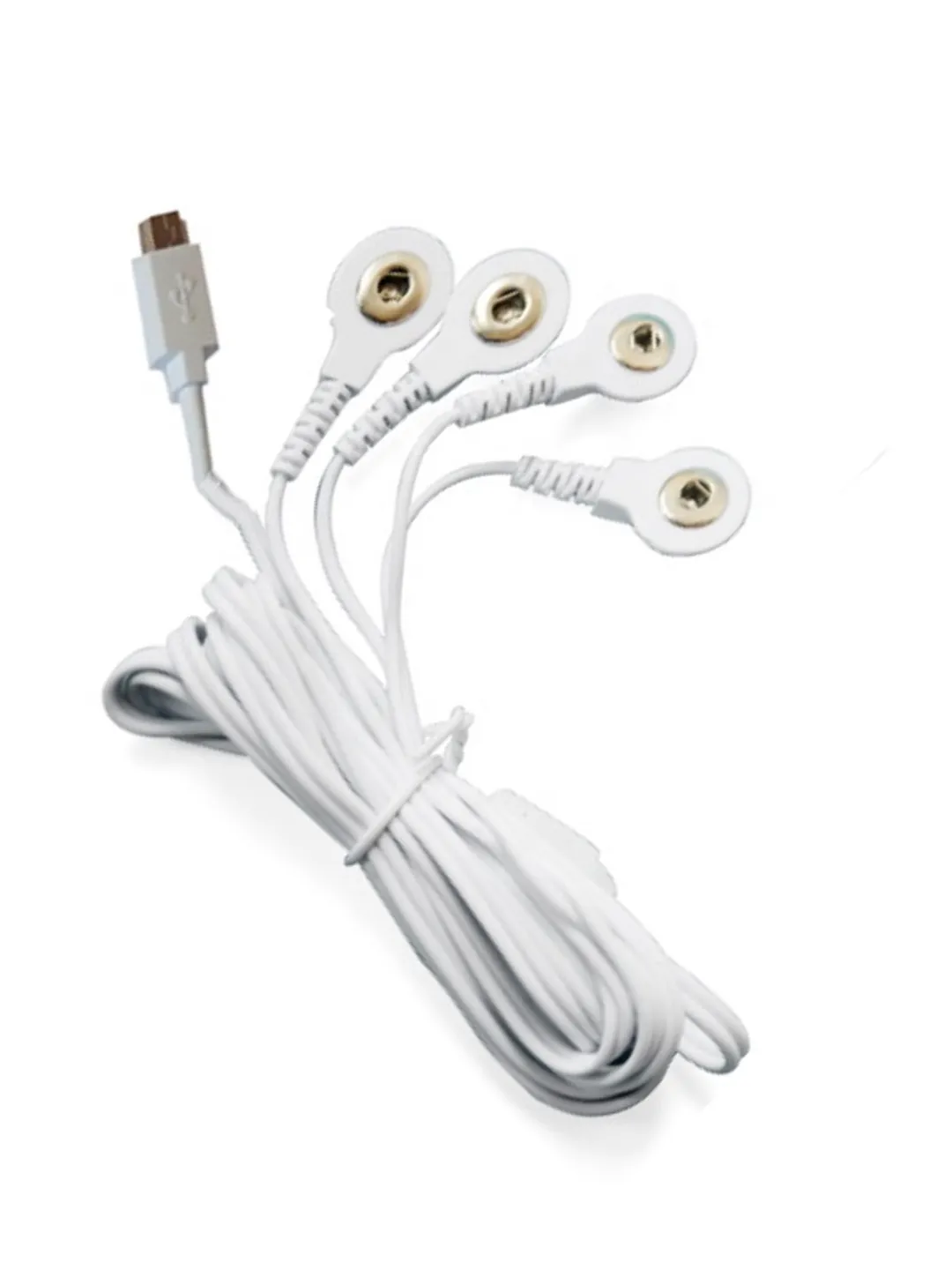 NEW  mini-USB Connecting Cable 4 Snap Electro Therapy Pads for Remote Electrodes, for Any Model Denas PCM devices
