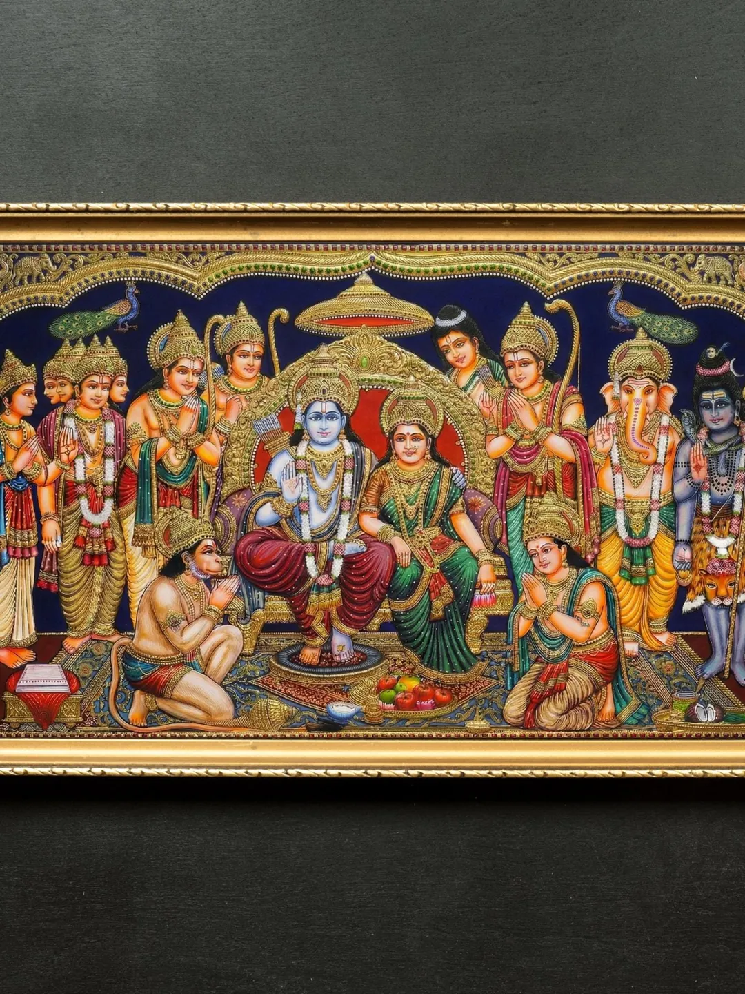 Ram Lord Rama wall art print, mythological painting, Hindu God, Ramji ...