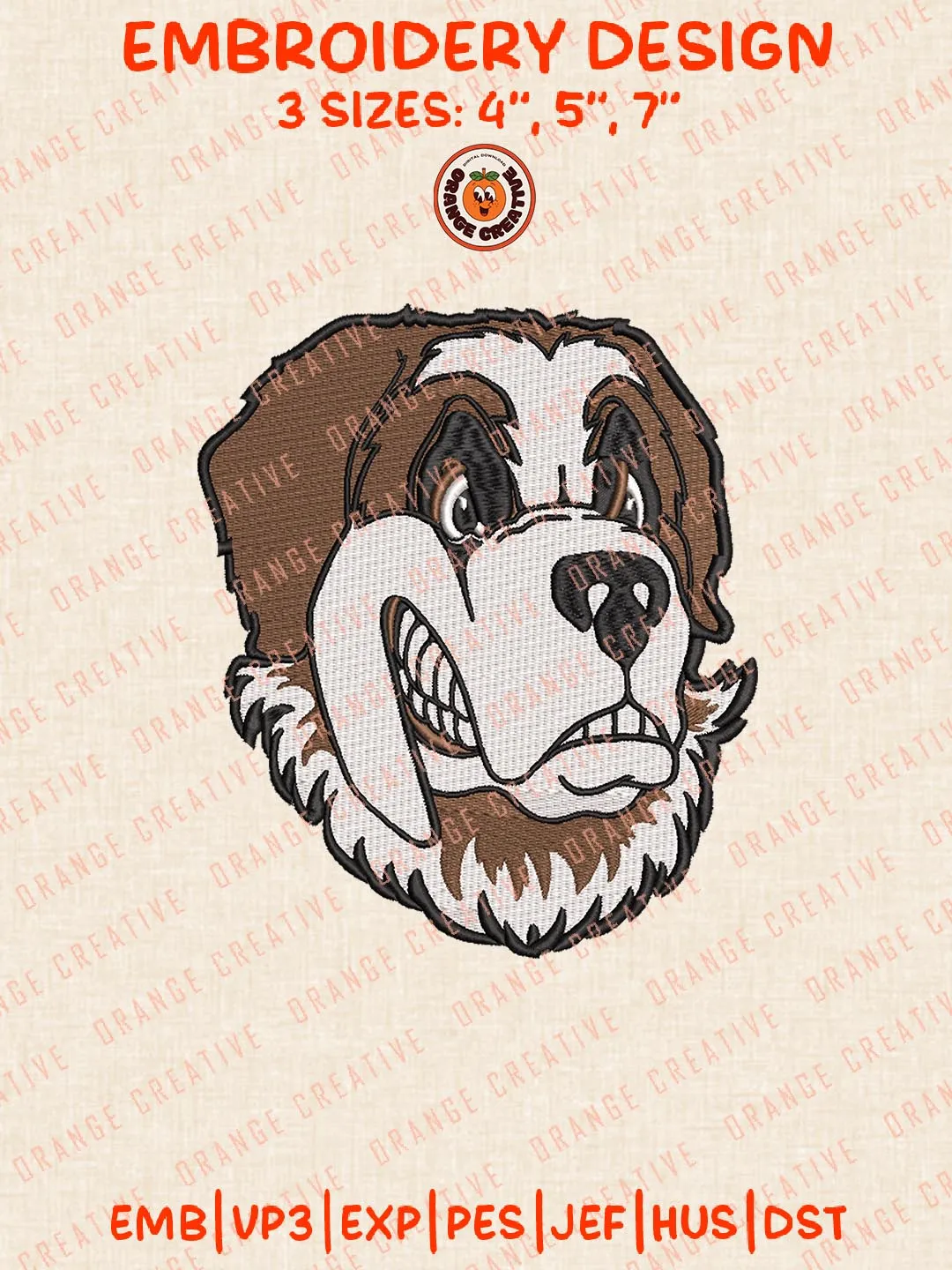 Siena Saints Mascot Embroidery Design, NCAA Logo Embroidery Design, Machine Embroidery Design File, 4 Sizes, Digital Download