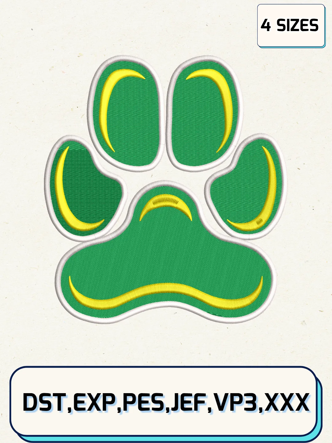 Siena Saints Secondary Logo Embroidery Design Files, NCAA Logos Embroidery Designs, Machine Embroidery Files, 4 Sizes