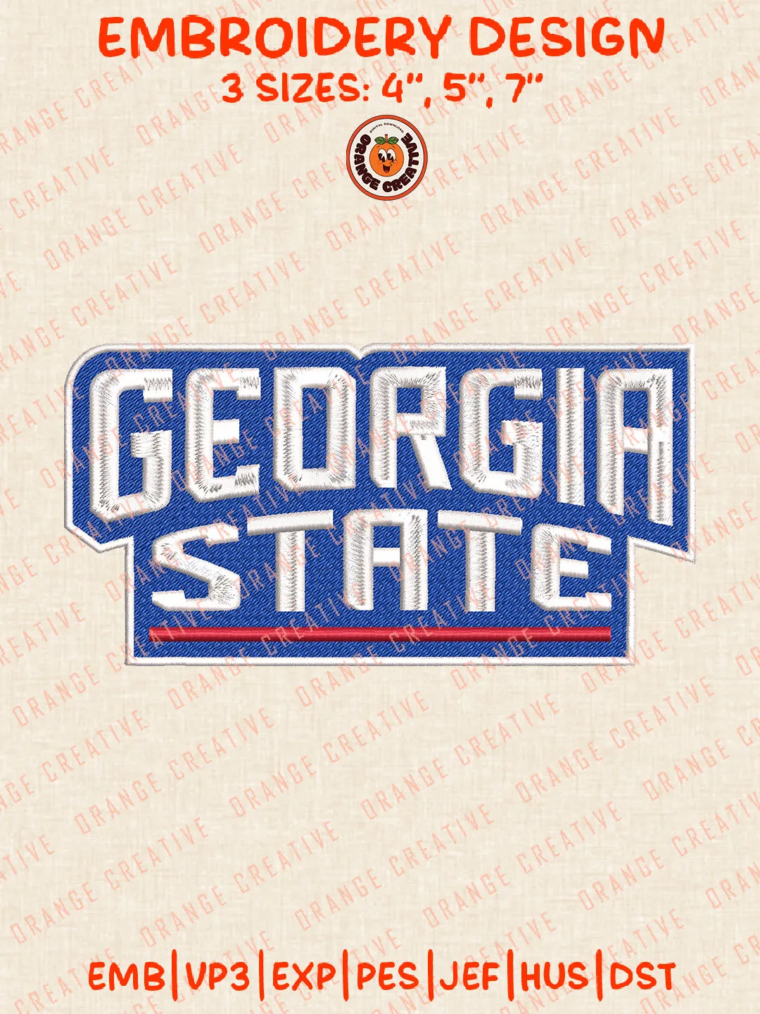 NCAA Georgia Southern Eagles Writing Logo Embroidery Files, NCAA Georgia Southern Team Embroidery Designs, Football Team Machine Embroidery Files, NCAA Machine Embroidery, Digital Download