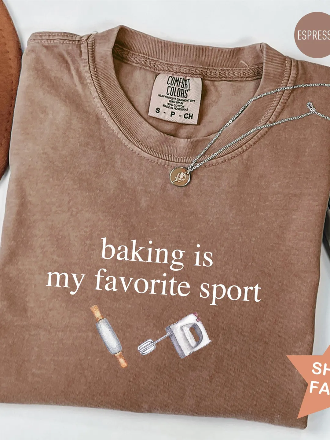Comfort Colors® Baking Is My Favorite Sport Shirt, Sourdough Baking Shirt, Baker Mom Shirt, Homestead Shirt, Gift for Baker, Shirt for Women