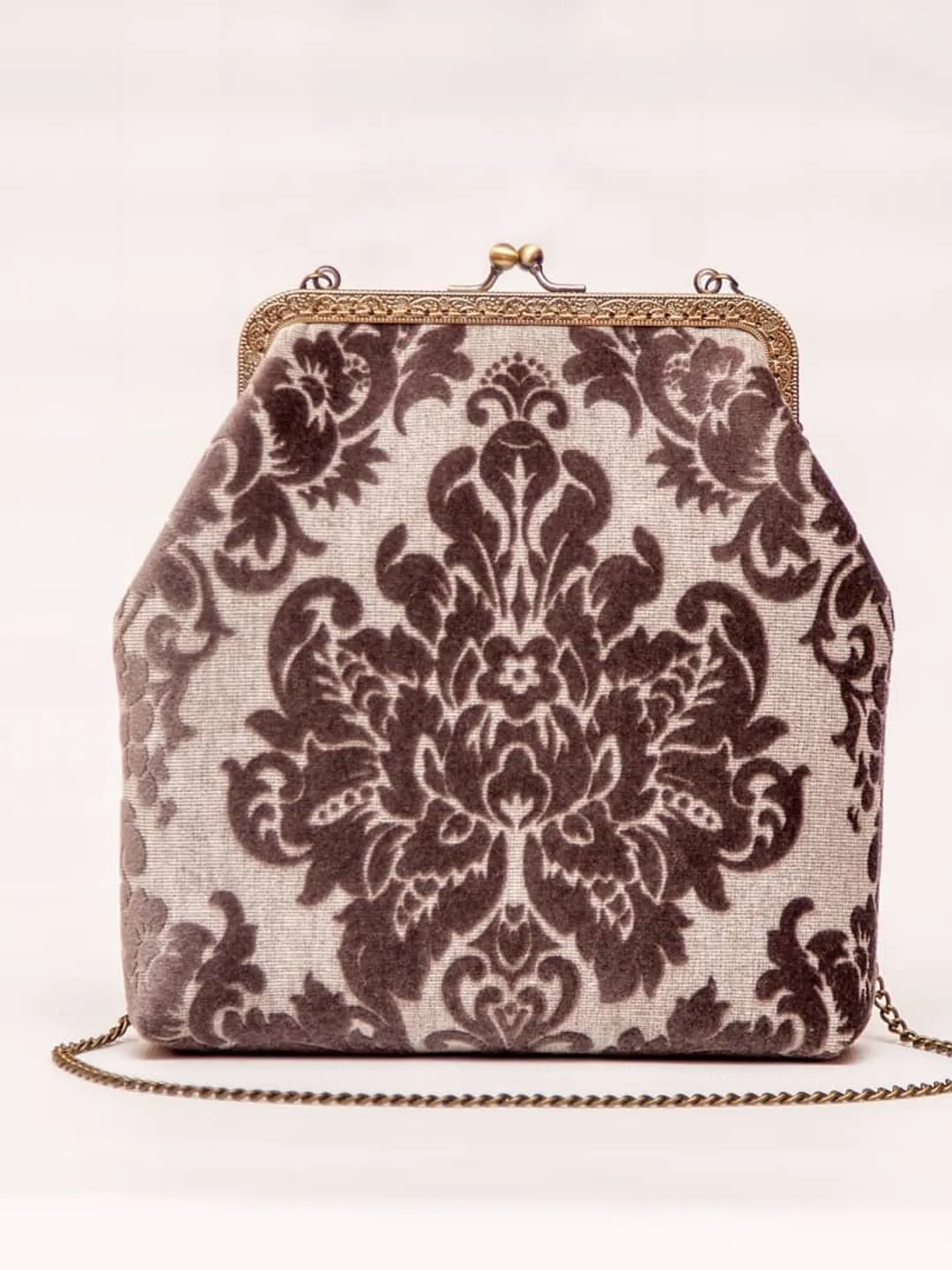 A handbag without a chain