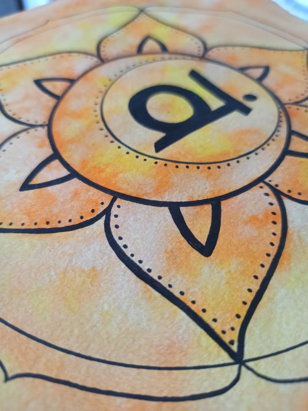 Painting of the Swadhisthana chakra