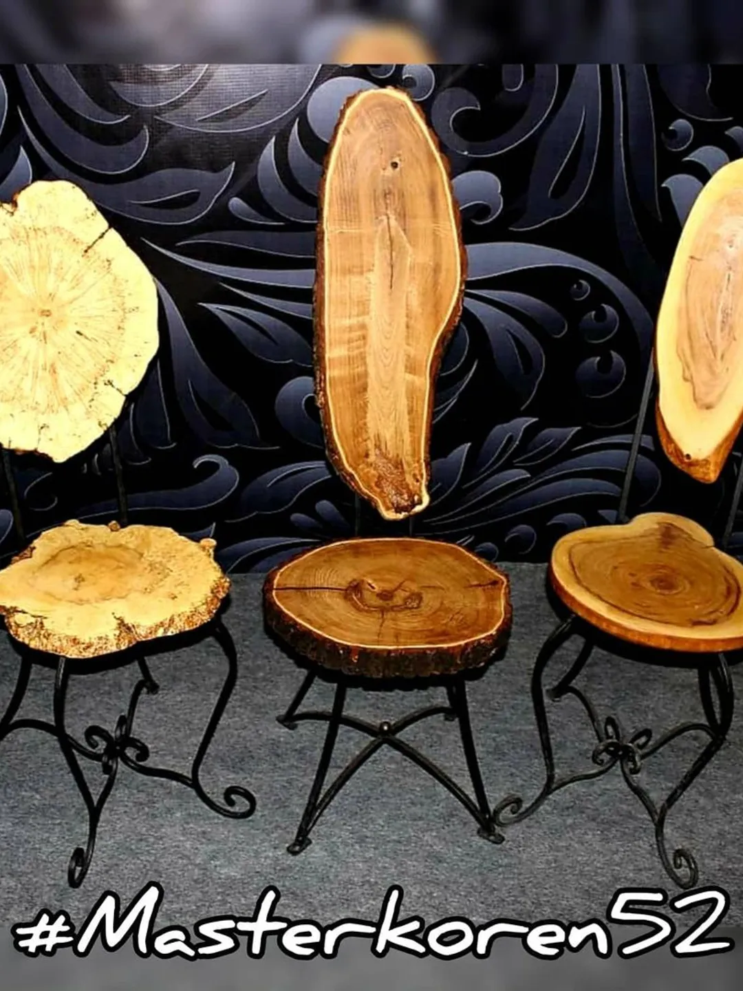 The chair is from the saw