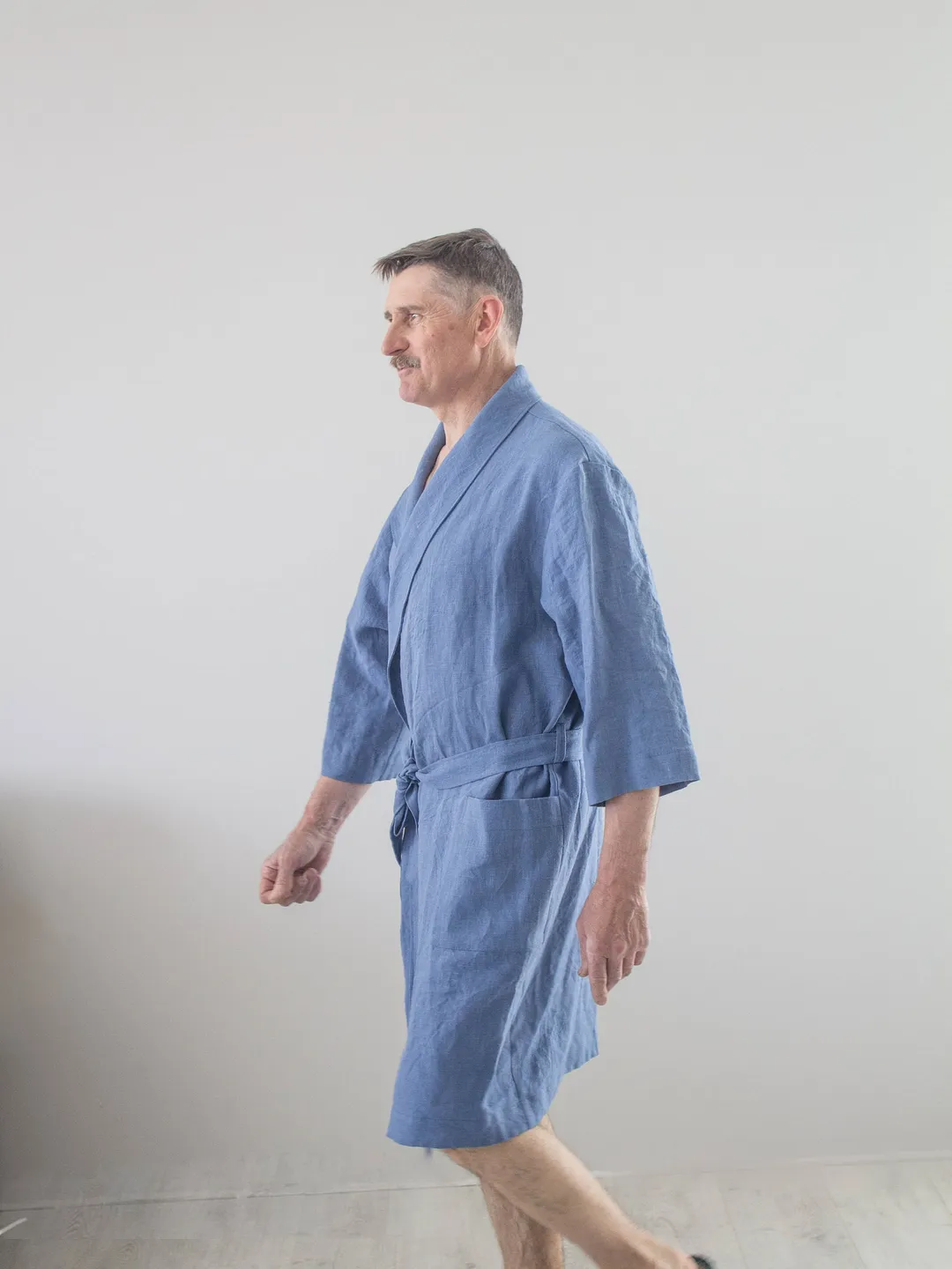 chinese dress ladies Merino Wool Men's Nightgown