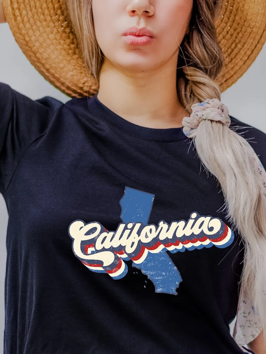 Vintage California Shirt: Retro State Pride Tee, Soft Cotton Blend