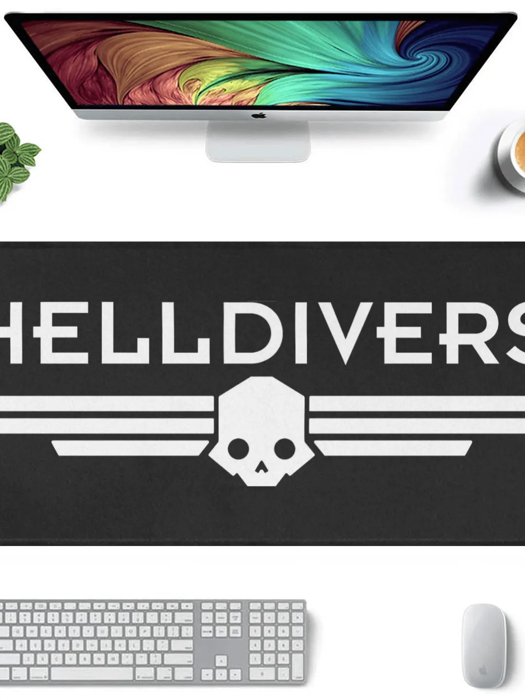 Helldivers skull Gaming Mousepad