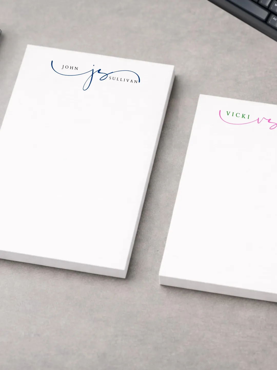 Saloon Notepad Personalized Hair Stylist Notepad | Custom Logo Salon Stationery ...
