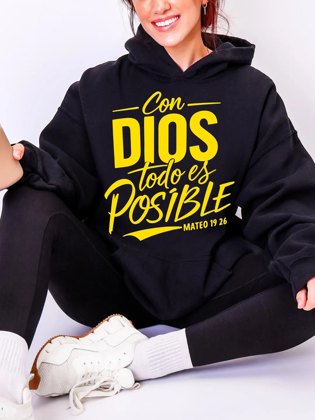 Con Dios Todo Es Posible PNG SVG, Spanish Christian Faith Quote