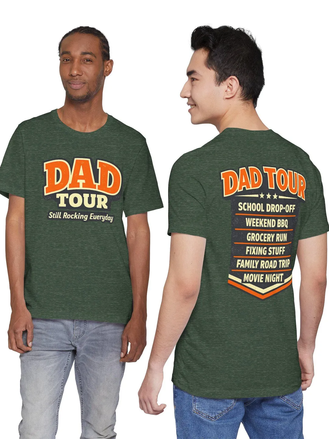 Dad Tour Shirt, Funny Father's Day Gift, Retro Dad Tee