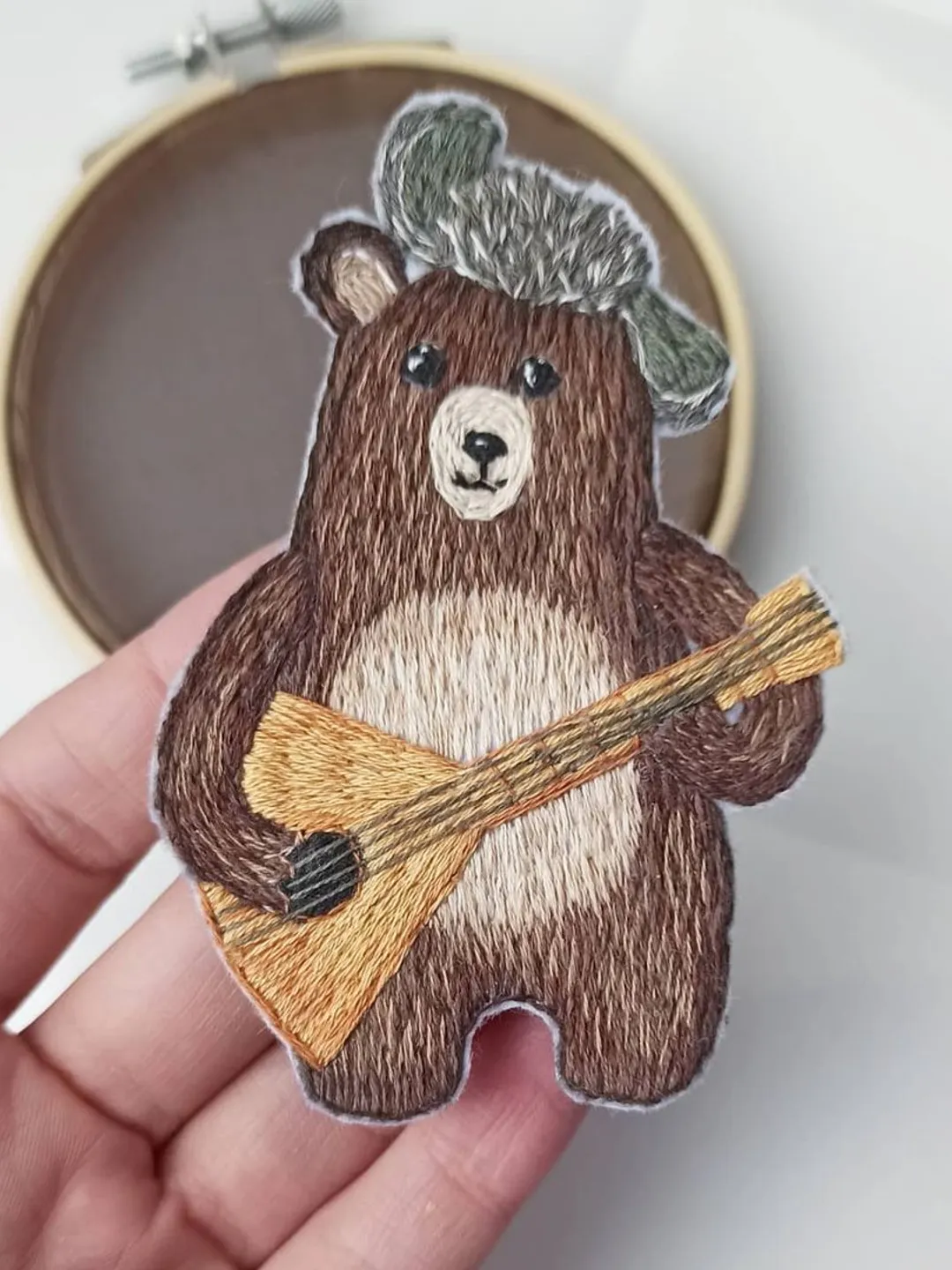 Embroidery bear