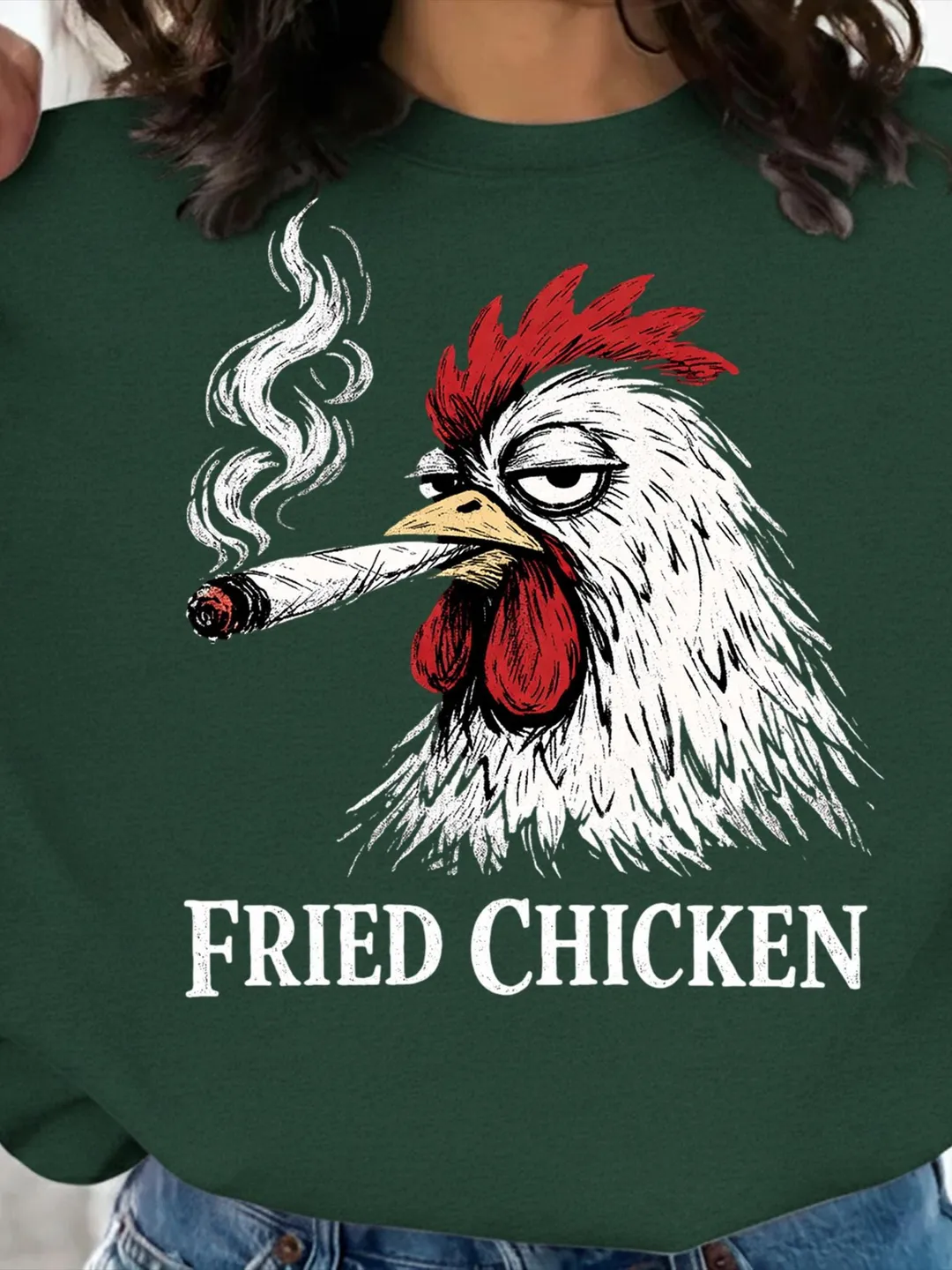 chicken smoking a cigarette we just wanna frolic Negative Space Drawing of a
