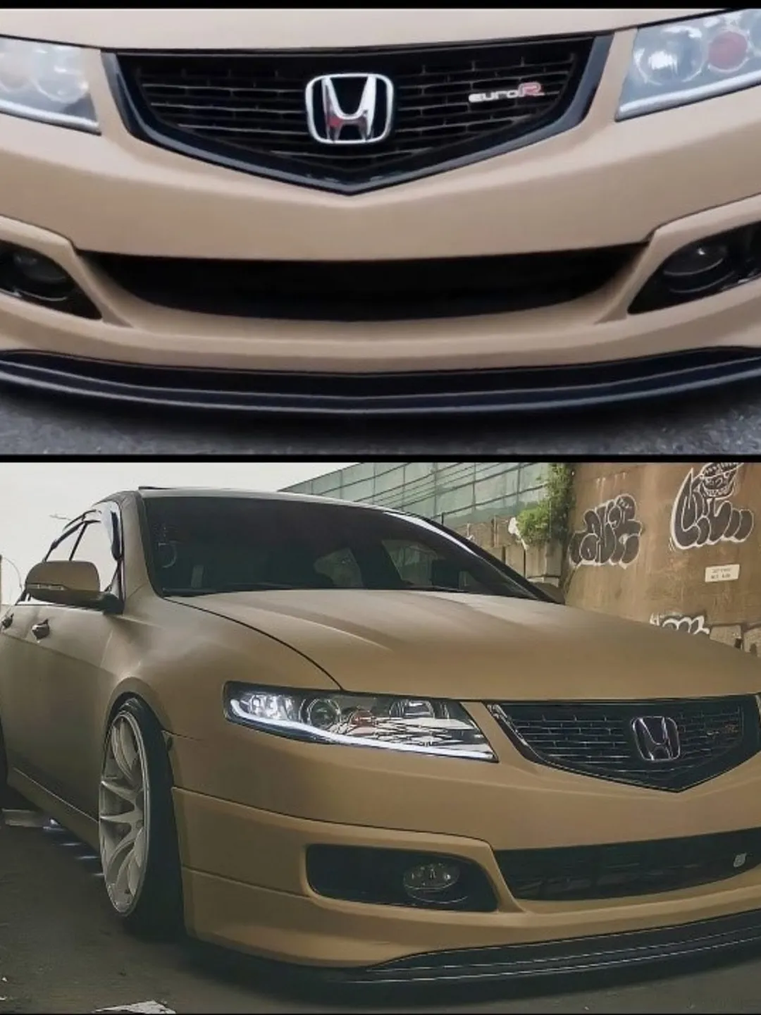 Splitter for front lip A spec/Modulo 06-08 Honda Accord/ Acura TSX