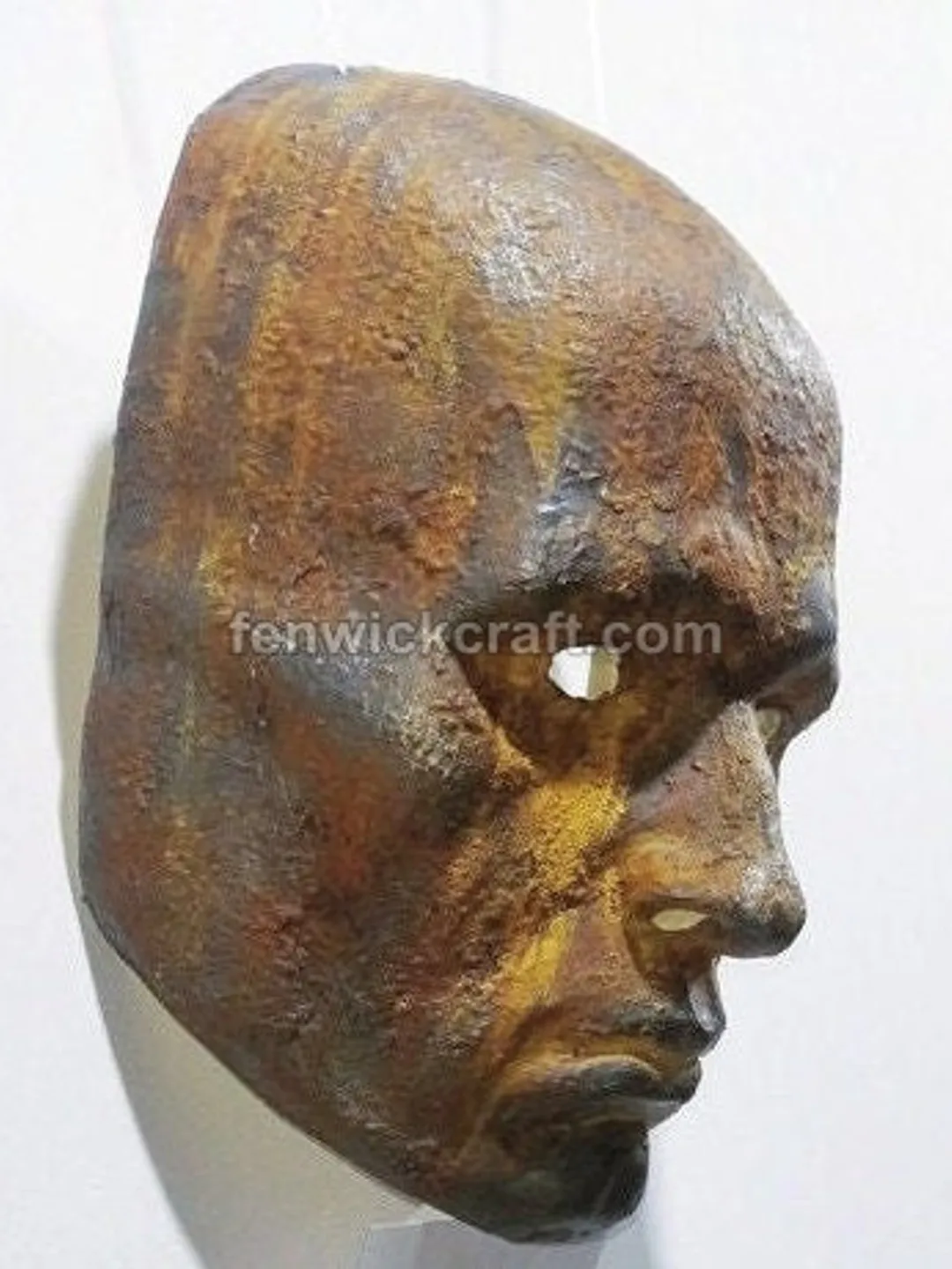 Rusty Iron Man Mask / Vintage Metal Mask