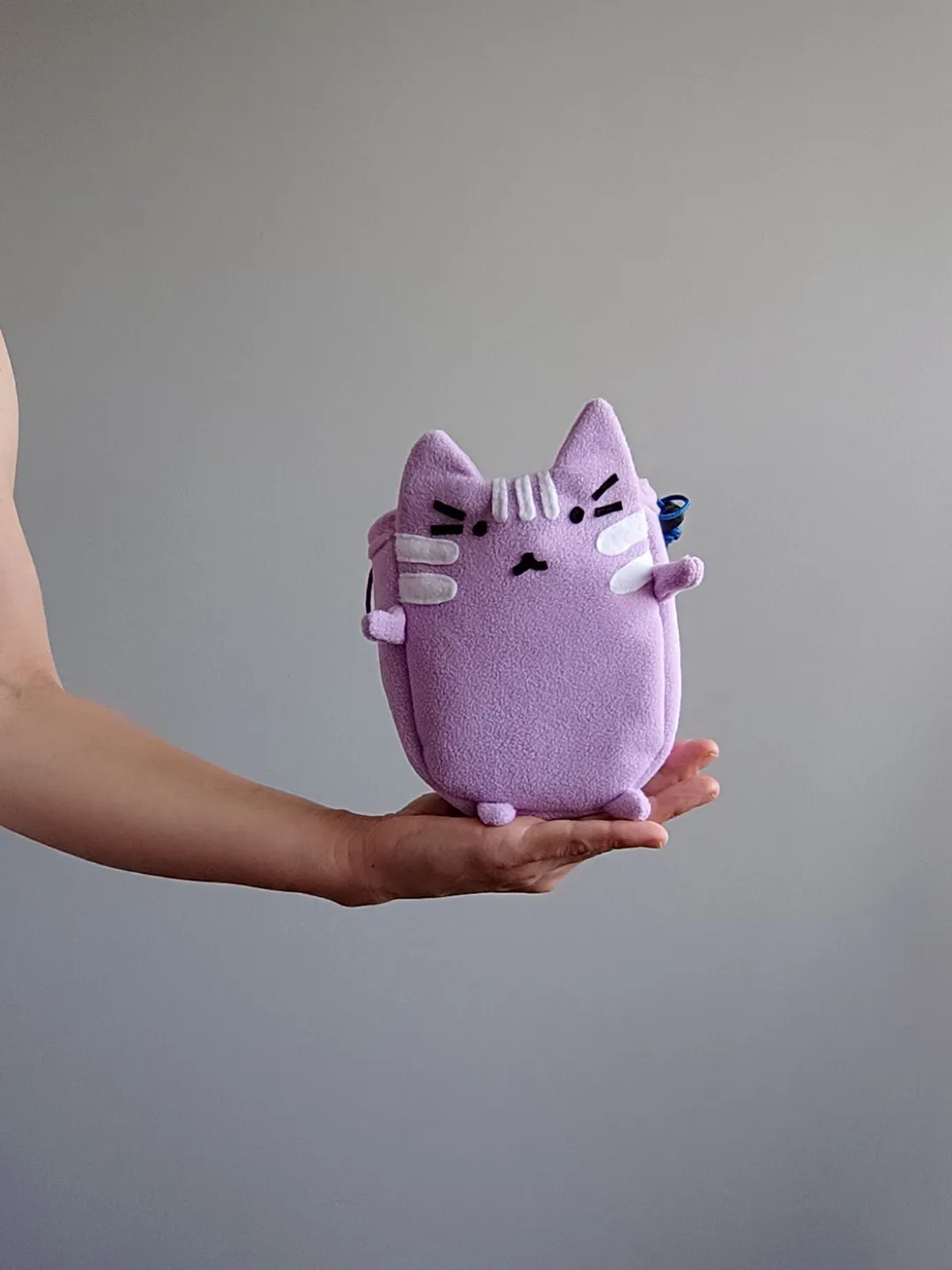 Chalk bag Сat purple for rock climbing