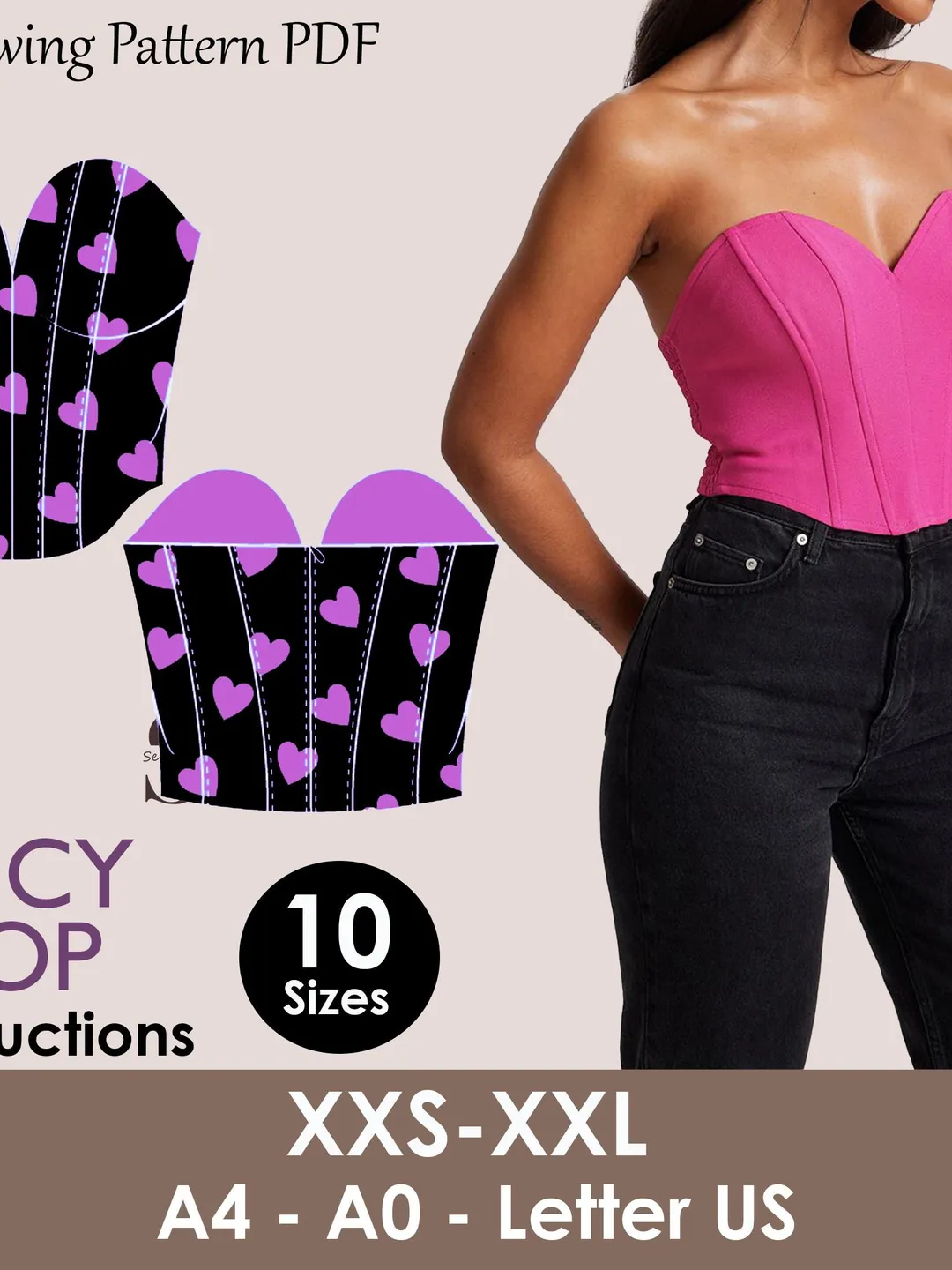 corset top dress sewing pattern Simplicity Sewing Pattern S9974 Misses' Corsets by Madalynne Intimates