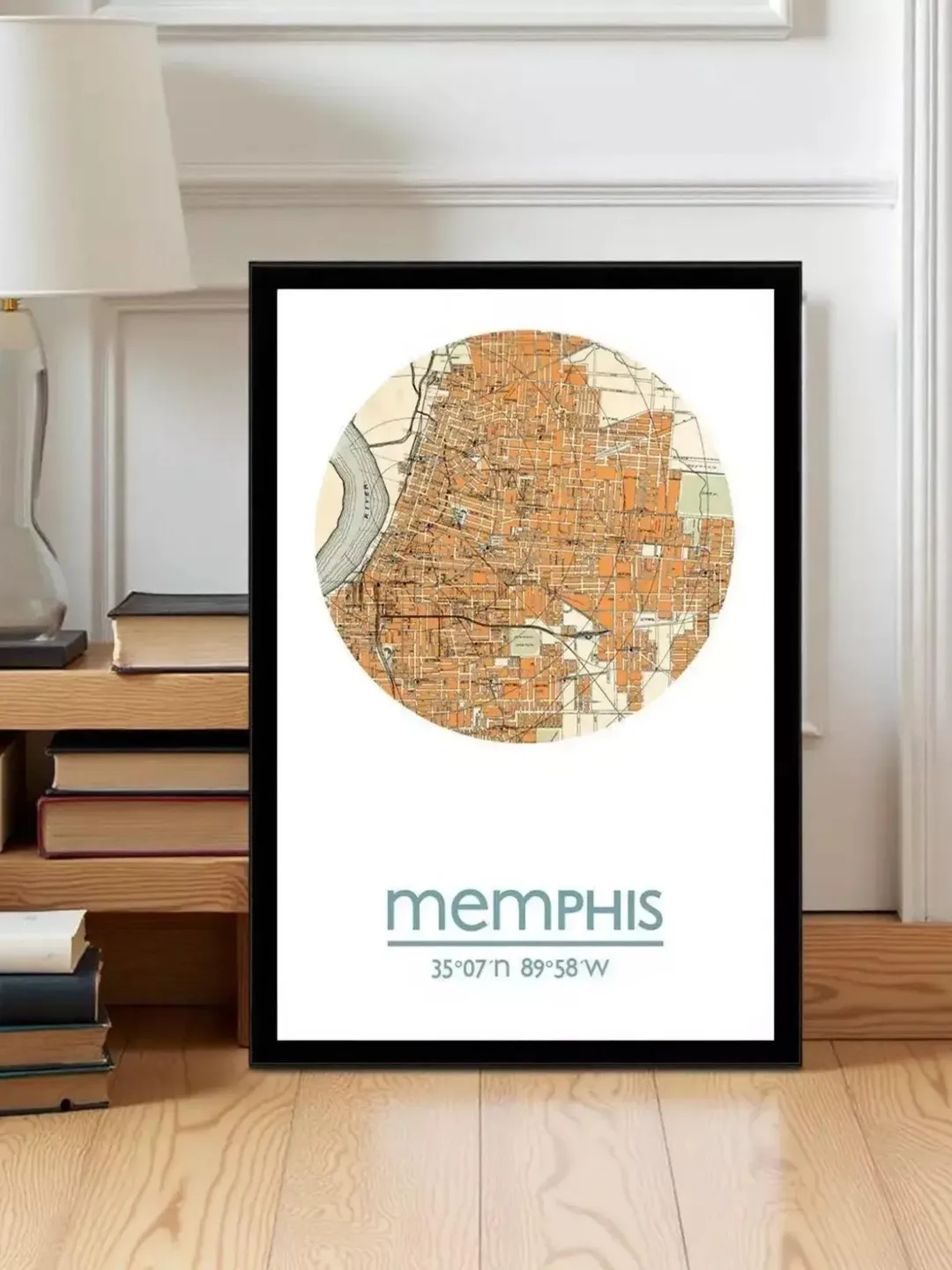 Memphis City Poster Print: Modern Wall Art