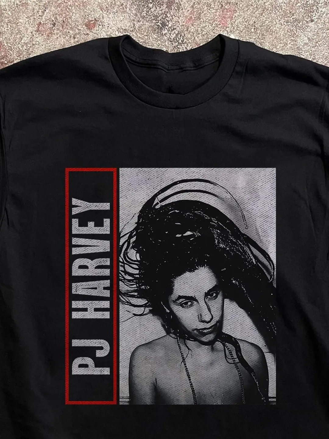 Retro PJ Harvey T-Shirt - 90s Alternative Rock Band Tee