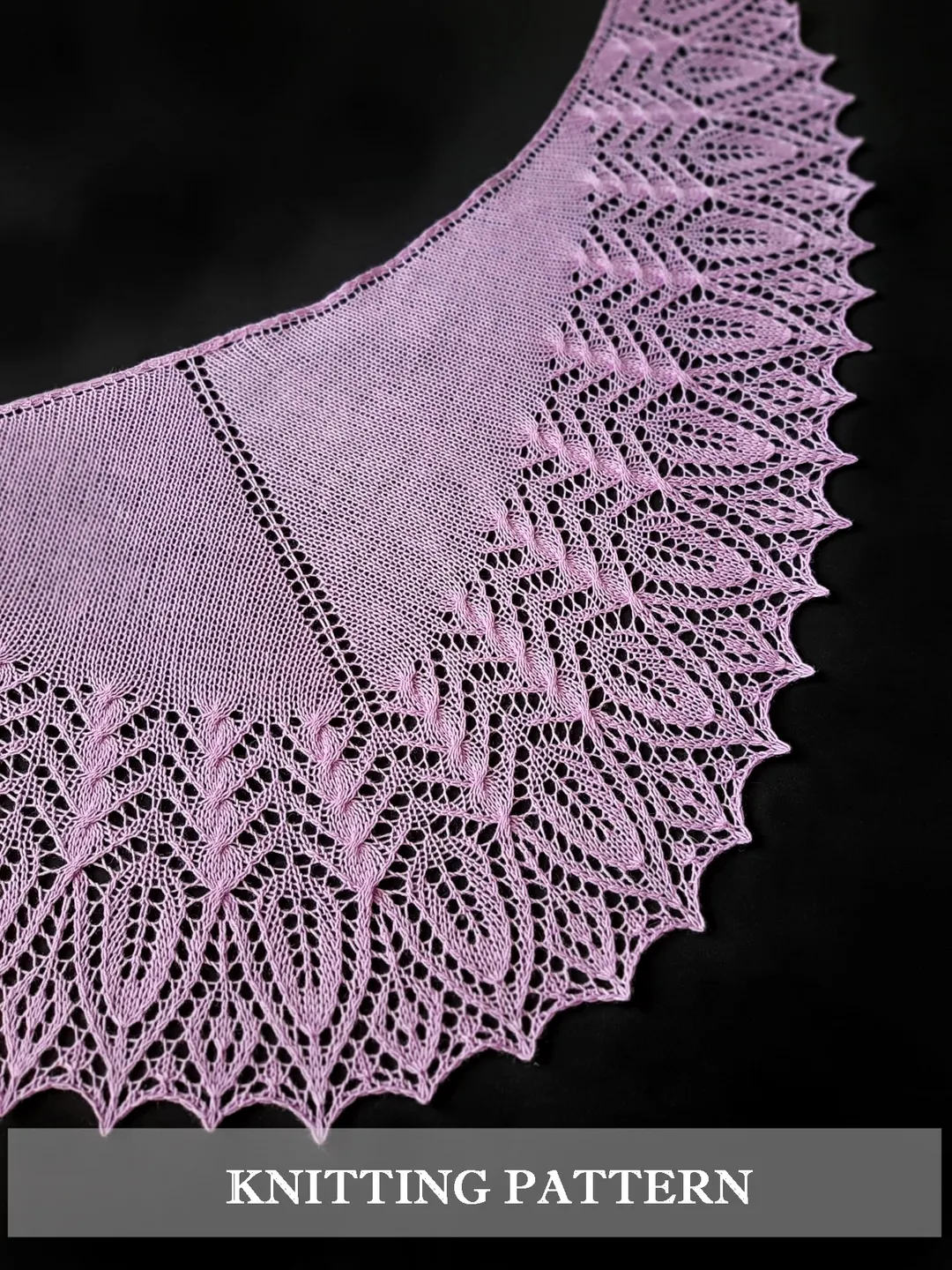 Fichu Knitting Pattern Bekhar Shawl