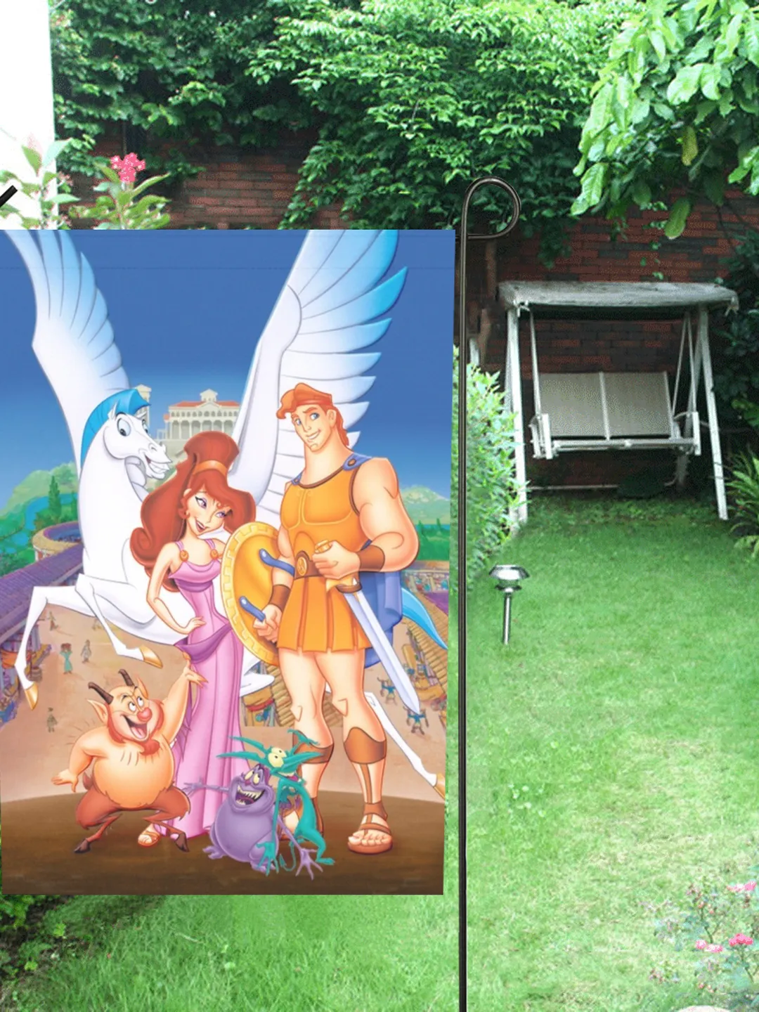 Hercules Garden Flag