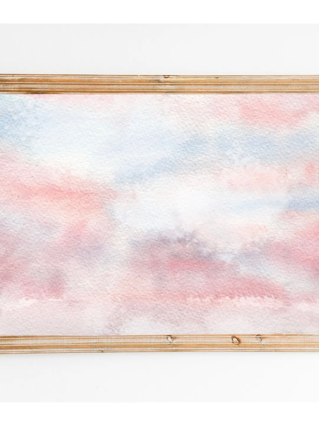 Pastel Cloud Print, Watercolor Painting, Cloud Art Print, Pink Sunset Print, Watercolor Sky, Above The Bed Art, Blush Pink Wall Art Print