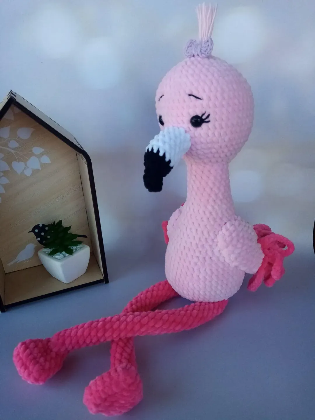 FLAMINGO Crochet pattern, PDF amigurumi crochet pattern