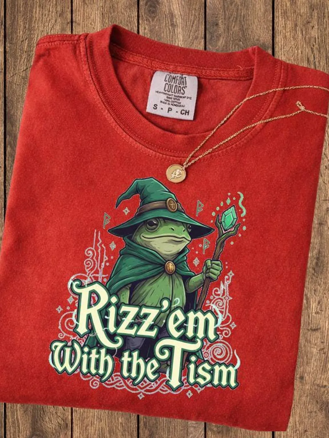 Neurospicey Autism Frog SVG, Rizz'em With The Tism, Funny Autism , Neurodivergent, Wizard Frog PNG, Chaotic Brain Meme, Digital Download