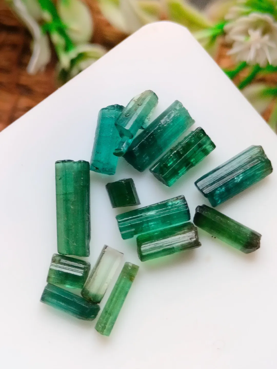Raw Pink Green Tourmaline Gemstone Arrow Natural Uncut Gemstone ...