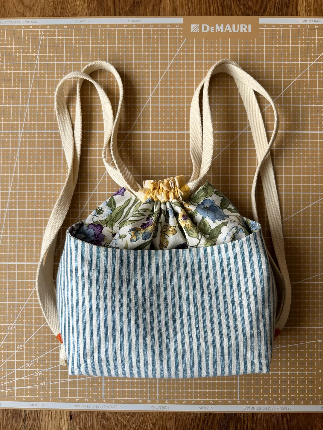 Sew She Can Rucksack Pattern 25х25 cm RUCKSACK with a pocket step-by step photo SEWING PATTERN and a ...