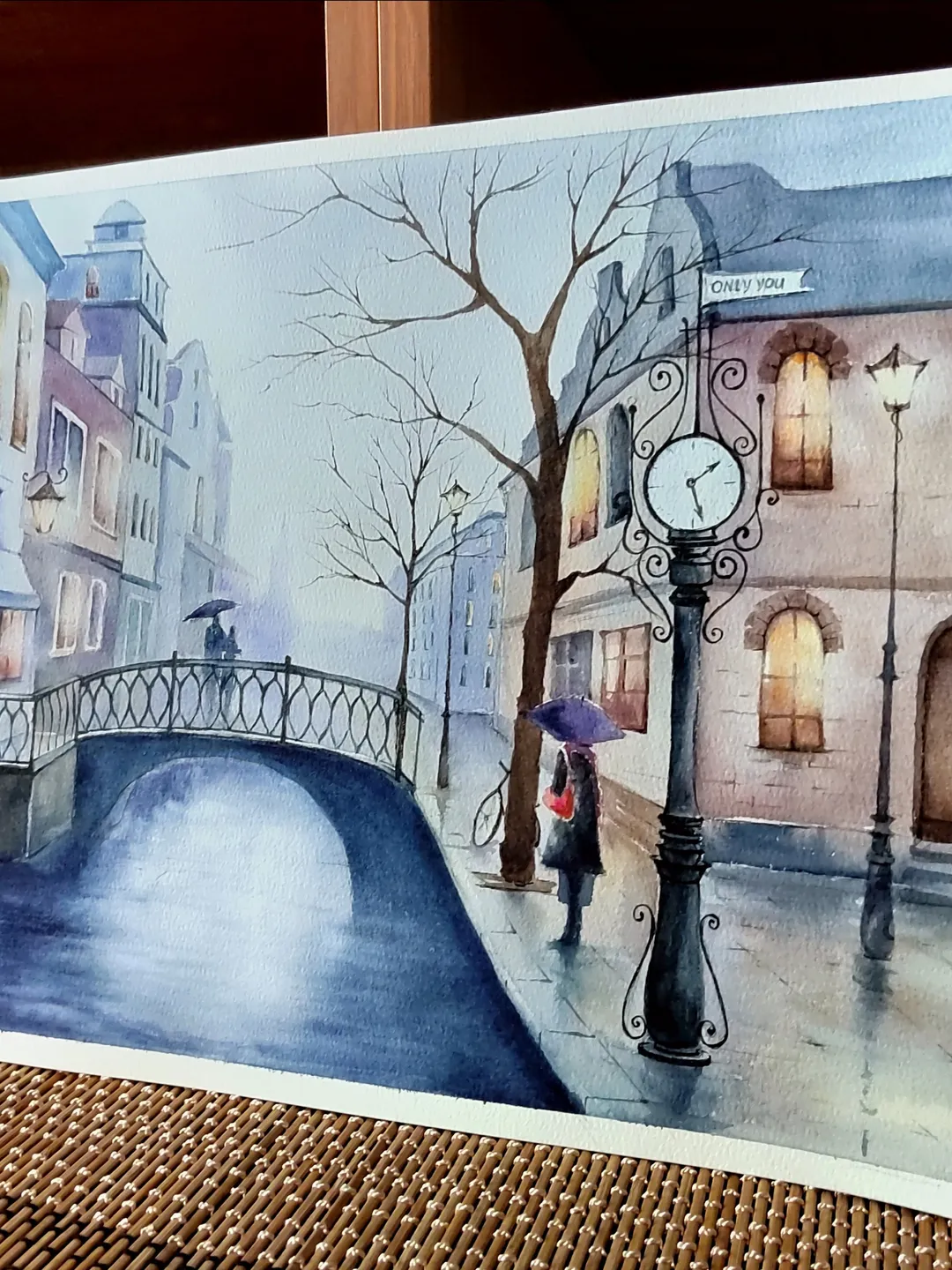 水彩風景画(F6)