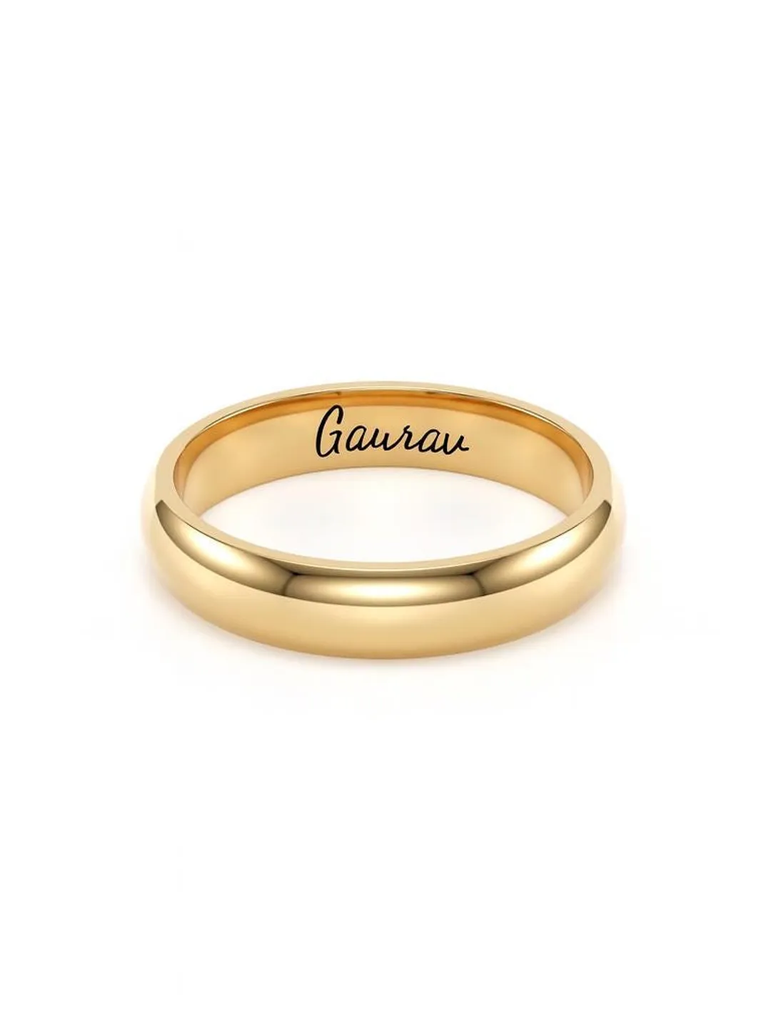 Custom Engraved Name Ring – Personalized Thin Band Ring – Minimalist Stackable Jewelry – Dainty Gold Ring – Dainty Jewelry Gift for Her