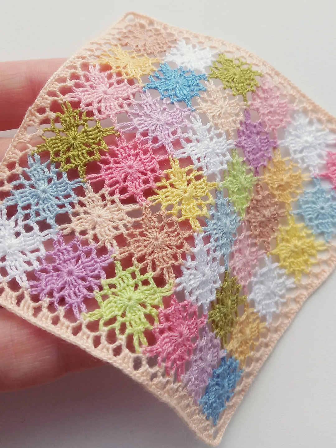 Miniature Blanket in Pastel Colors