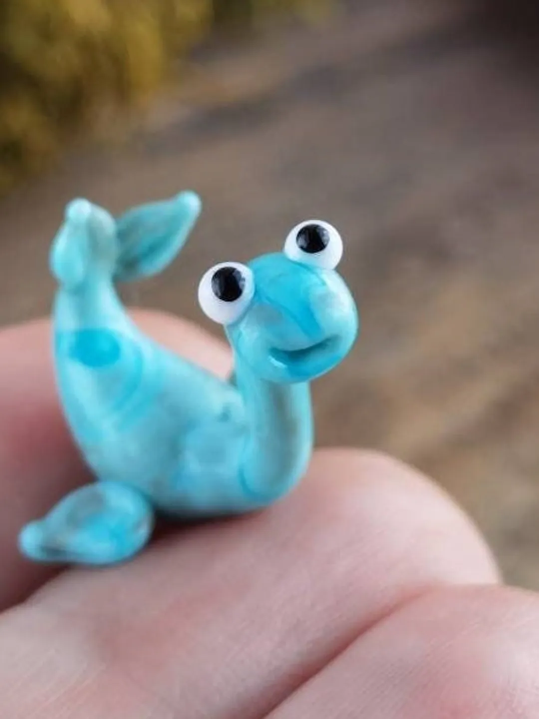 DINOSAUR ORNAMENTS Dinosaur figurine Glass dinosaur decor Miniature Dinosaur gift Dino figurine Glass figurines Tiny glass animals Terrarium