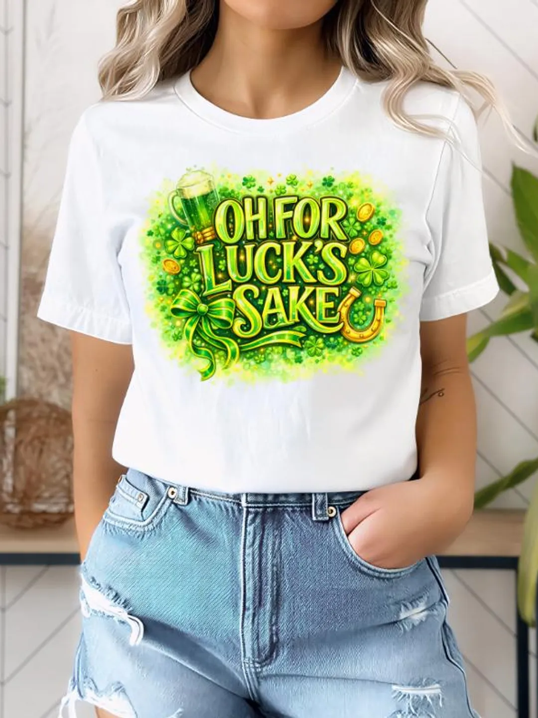 Funny St Patrick's Day Shirt Design | Shamrock Graphic (PNG)