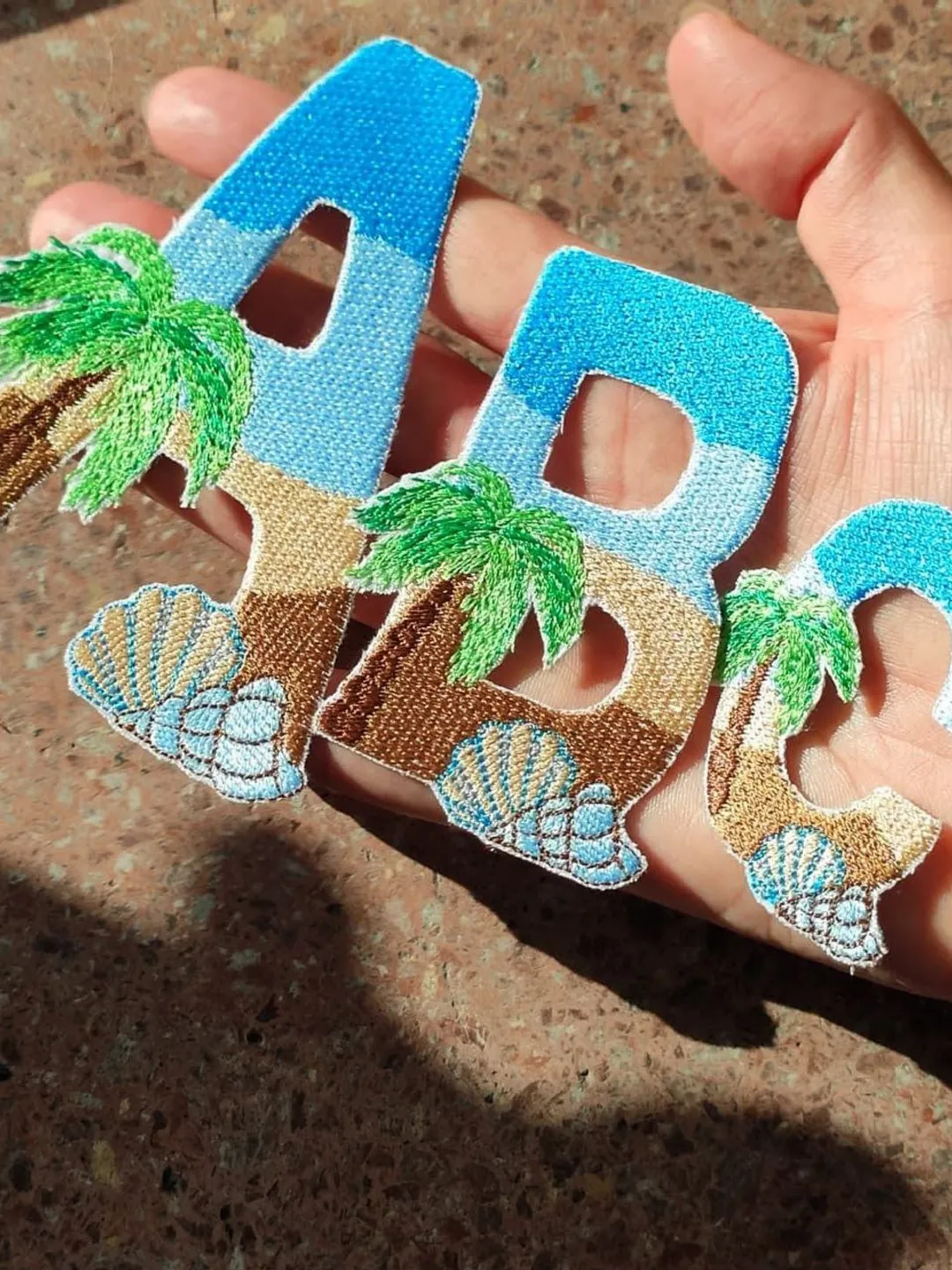 Alphabet of the Tropics Set - 3 Sizes machine embroidery design