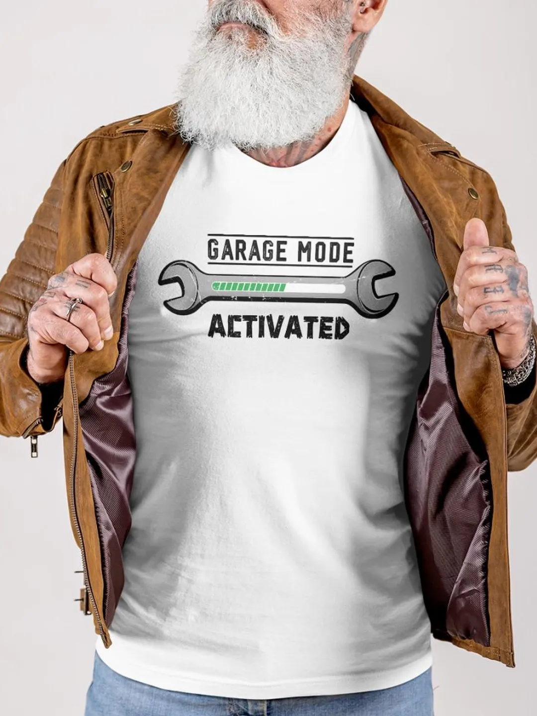 Garage Mode Activated Mechanic Shirt, Funny Auto Repair Tee, Car Lover Gift for Dad