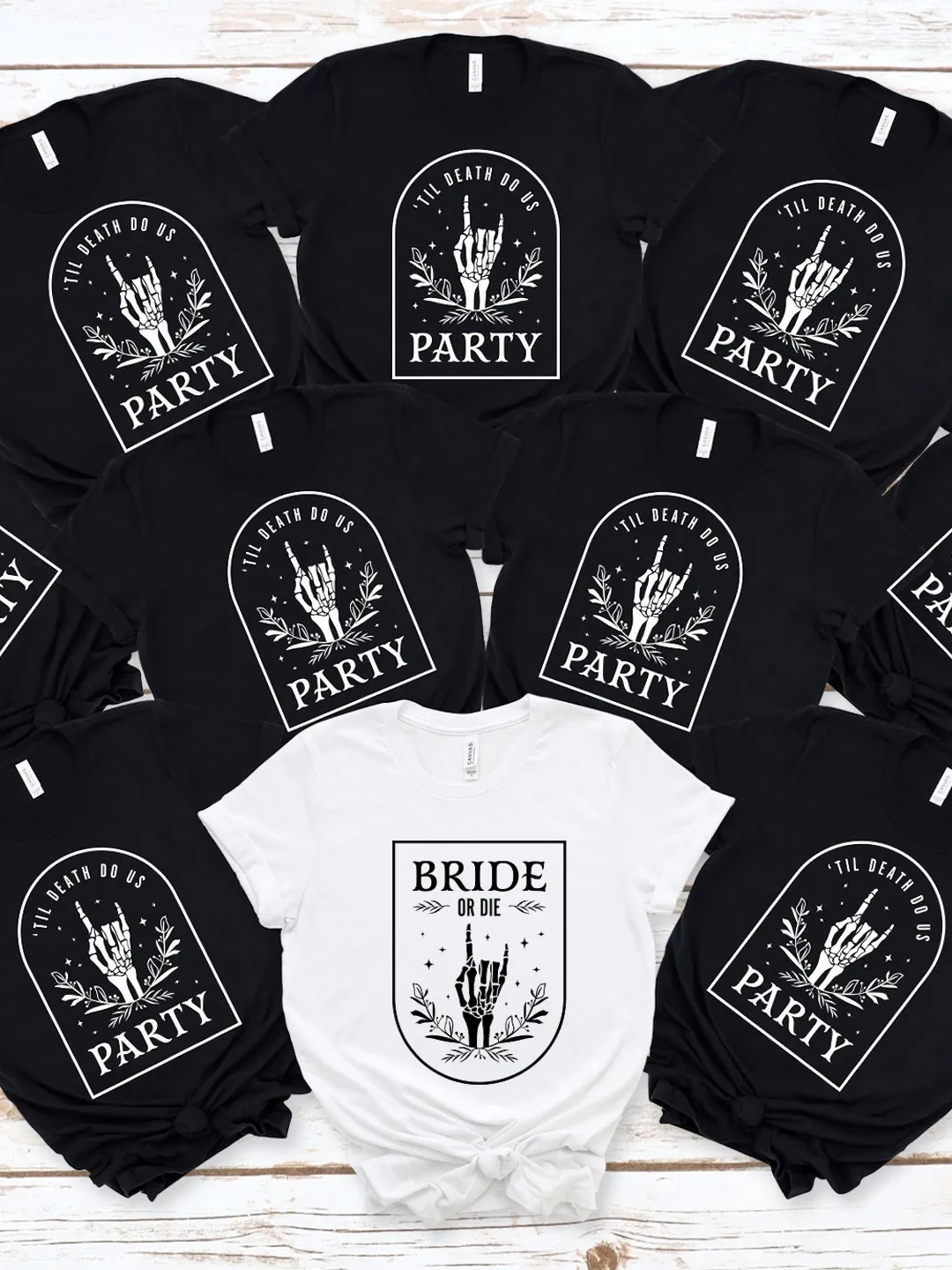Bride or Die Bachelorette Party Shirts: Bridal Party Favors