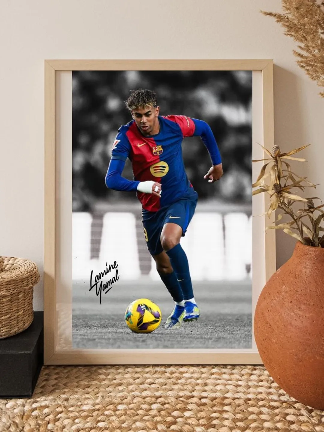 Yamal Rasmlar Lamine Yamal Wall Art | Rising Soccer Star Poster | Football Fan Decor ...