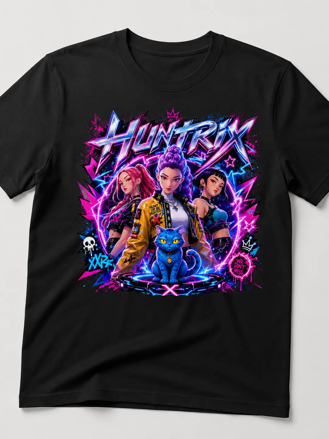 Huntrix Kpop Demon Hunters Anime Girl Clipart | Rumi Mira Zoey PNG