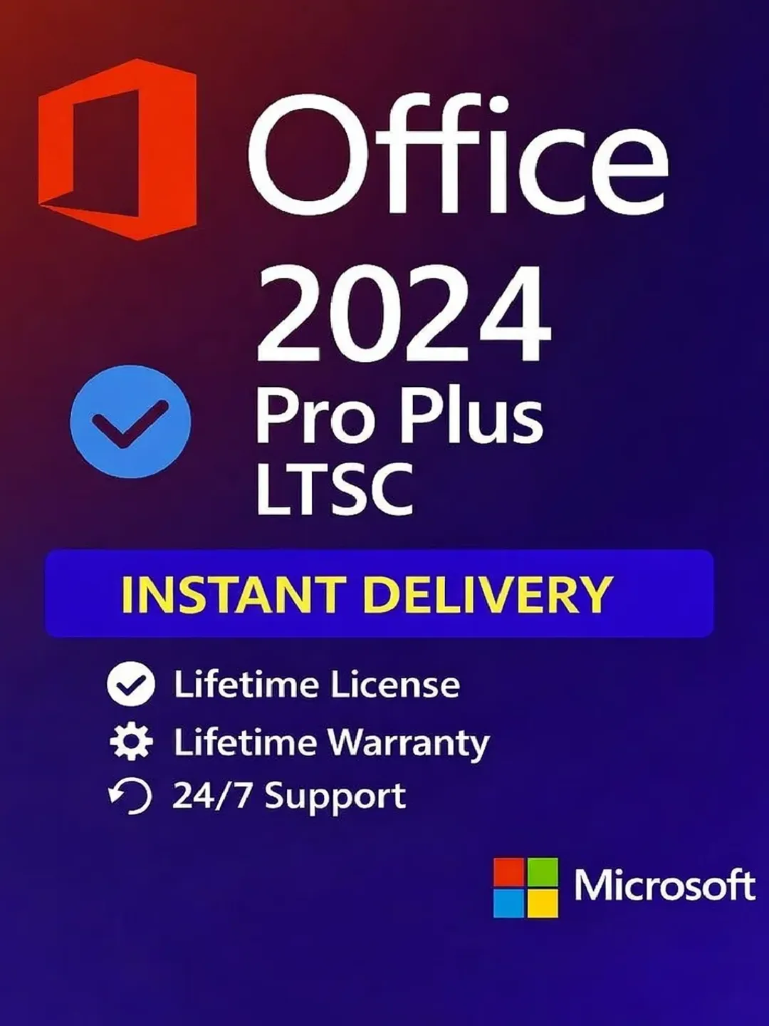 Office 2024 Pro Plus LTSC License Key / Instant Online Delivery