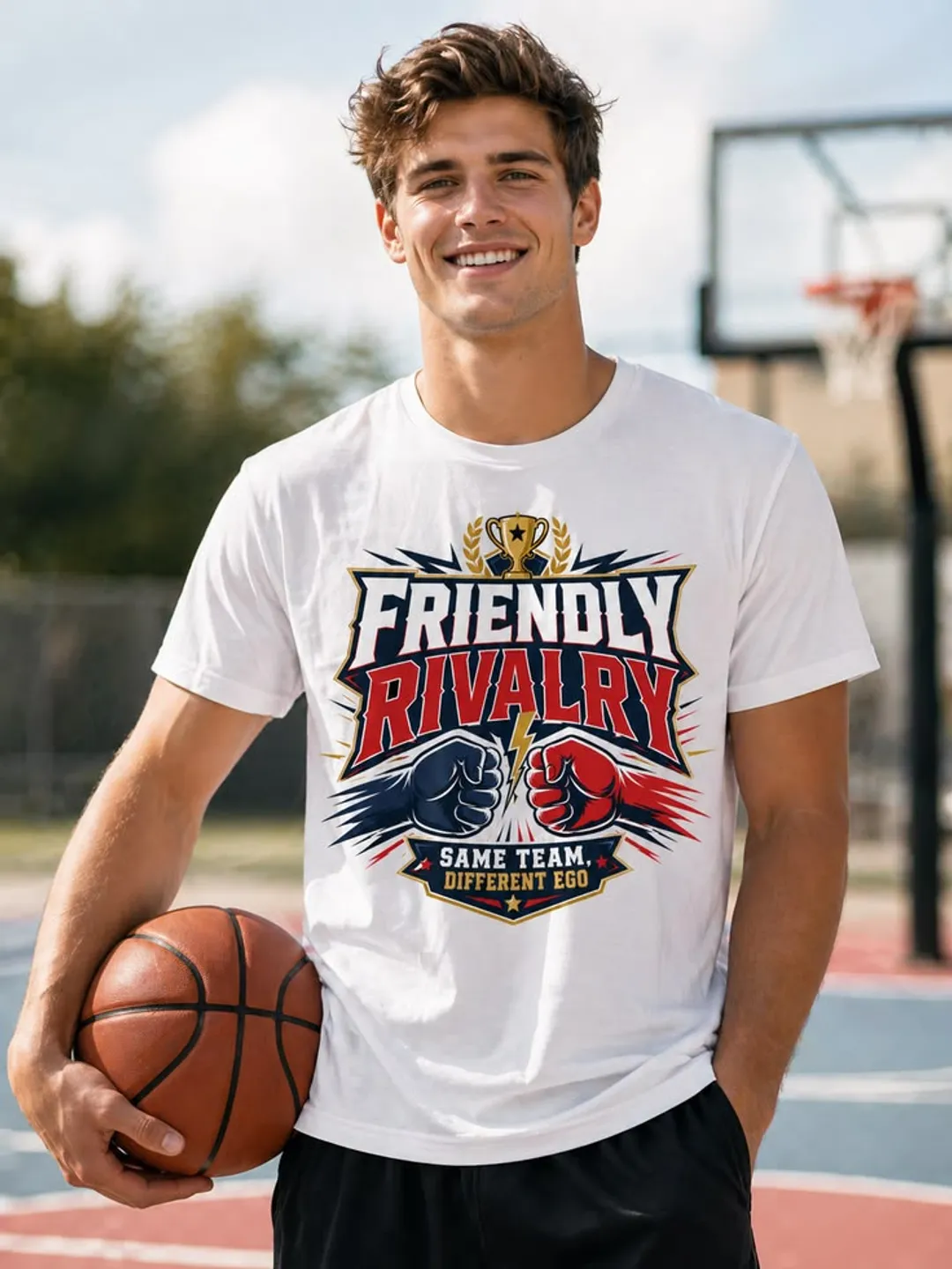 Friendly Rivalry Team Sports