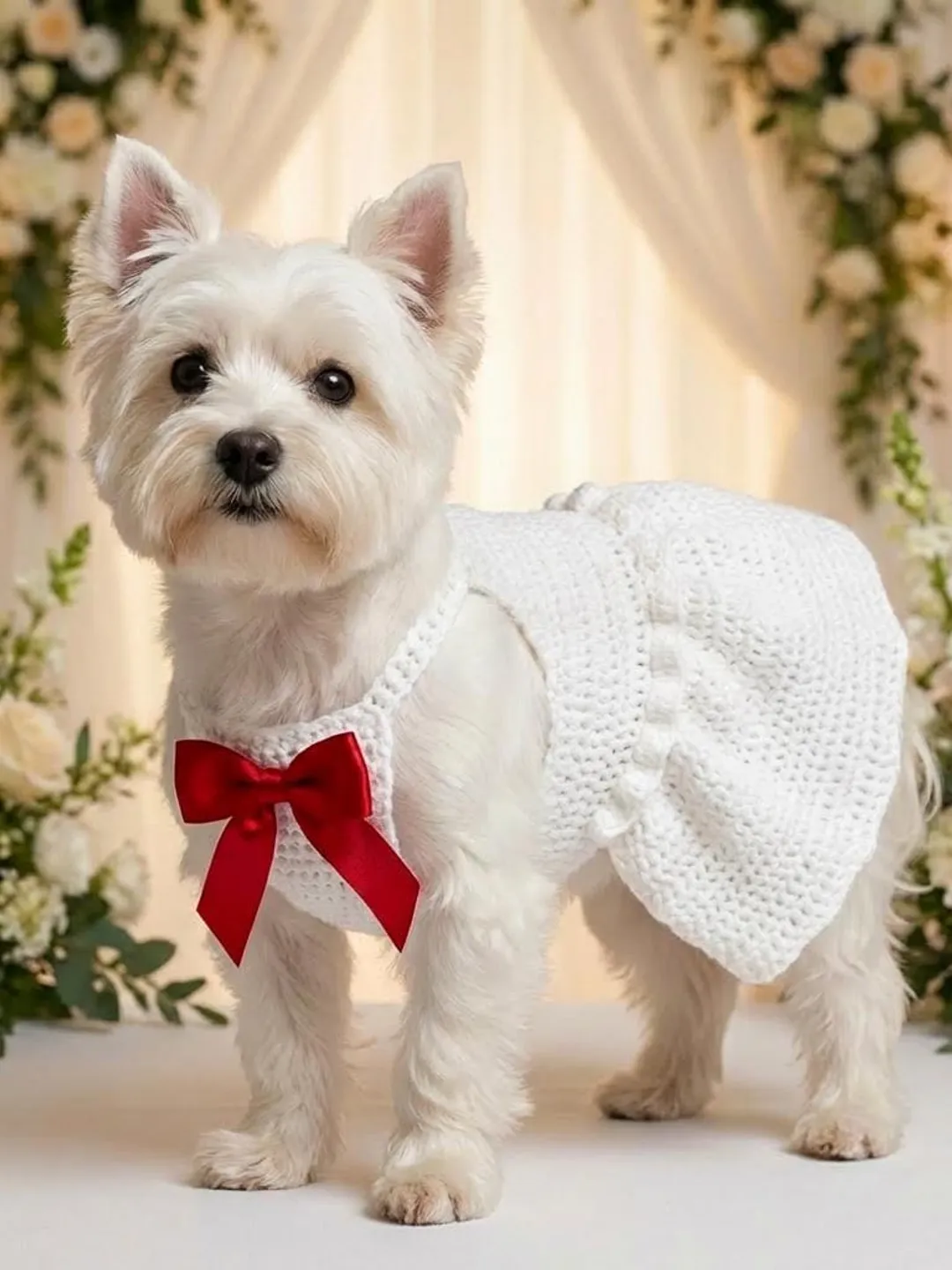crochet dog dress Ravelry: Lottie's Spotty Doggy Dress pattern by Beth Derham