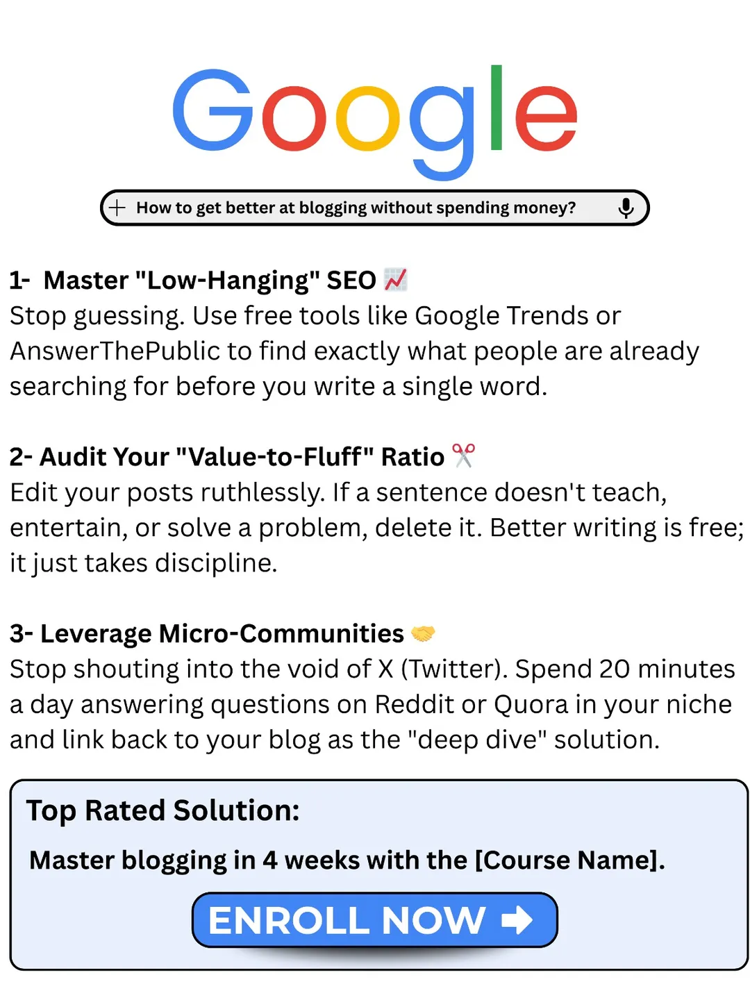 Online Course Promotion Template