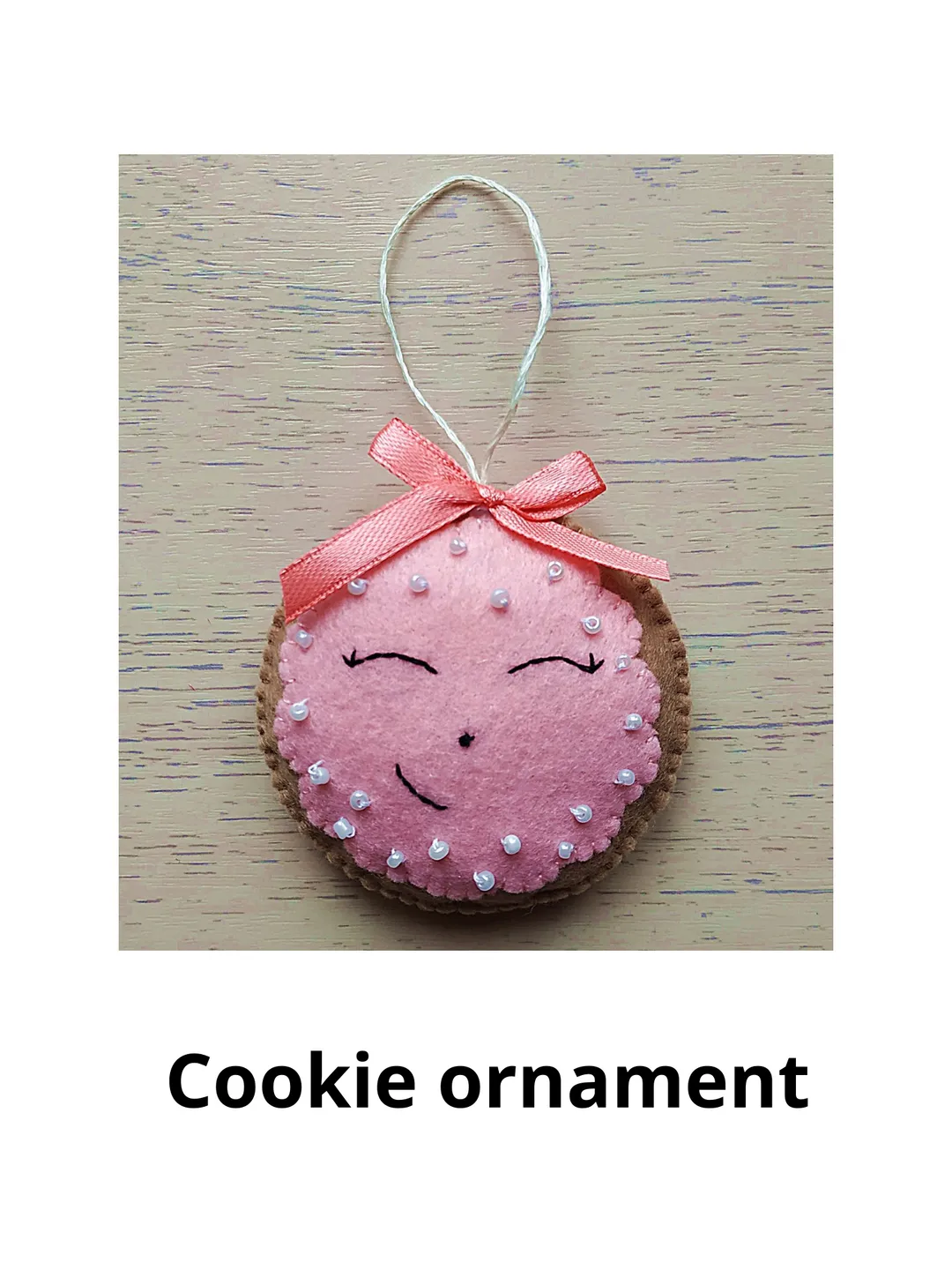 Christmas ornament, felt cookie, Christmas gift, felt Christmas ornaments, felt toys, Christmas decor, Christmas tree decoration, felt cookie ornament