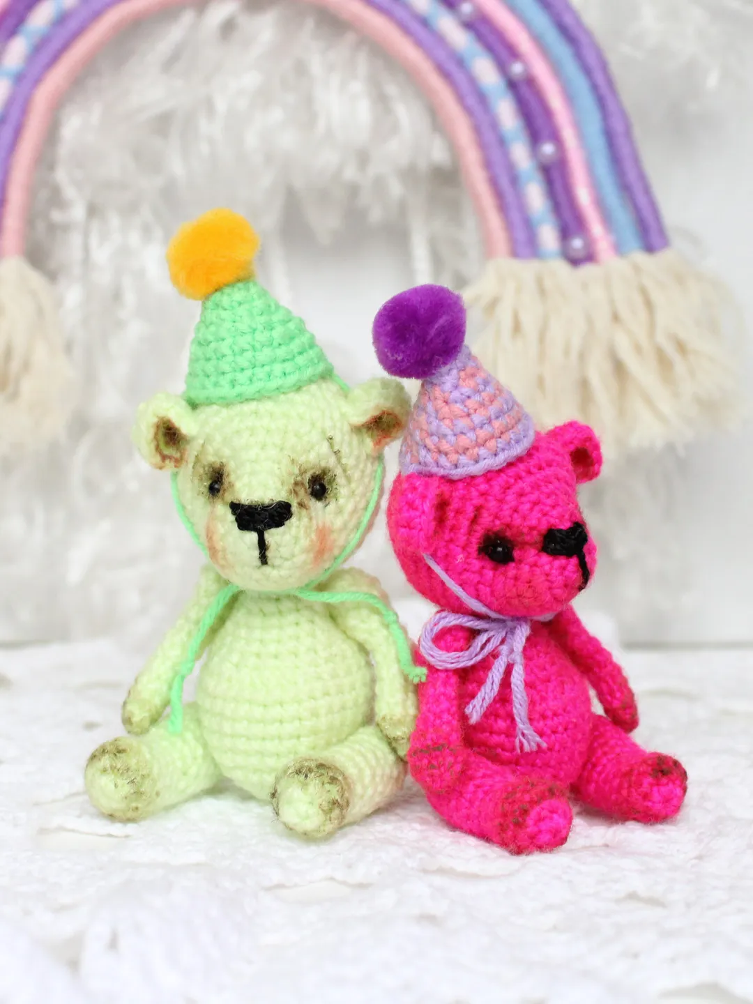 Tiny teddy bear crochet pattern pdf Amigurumi small bear crochet
