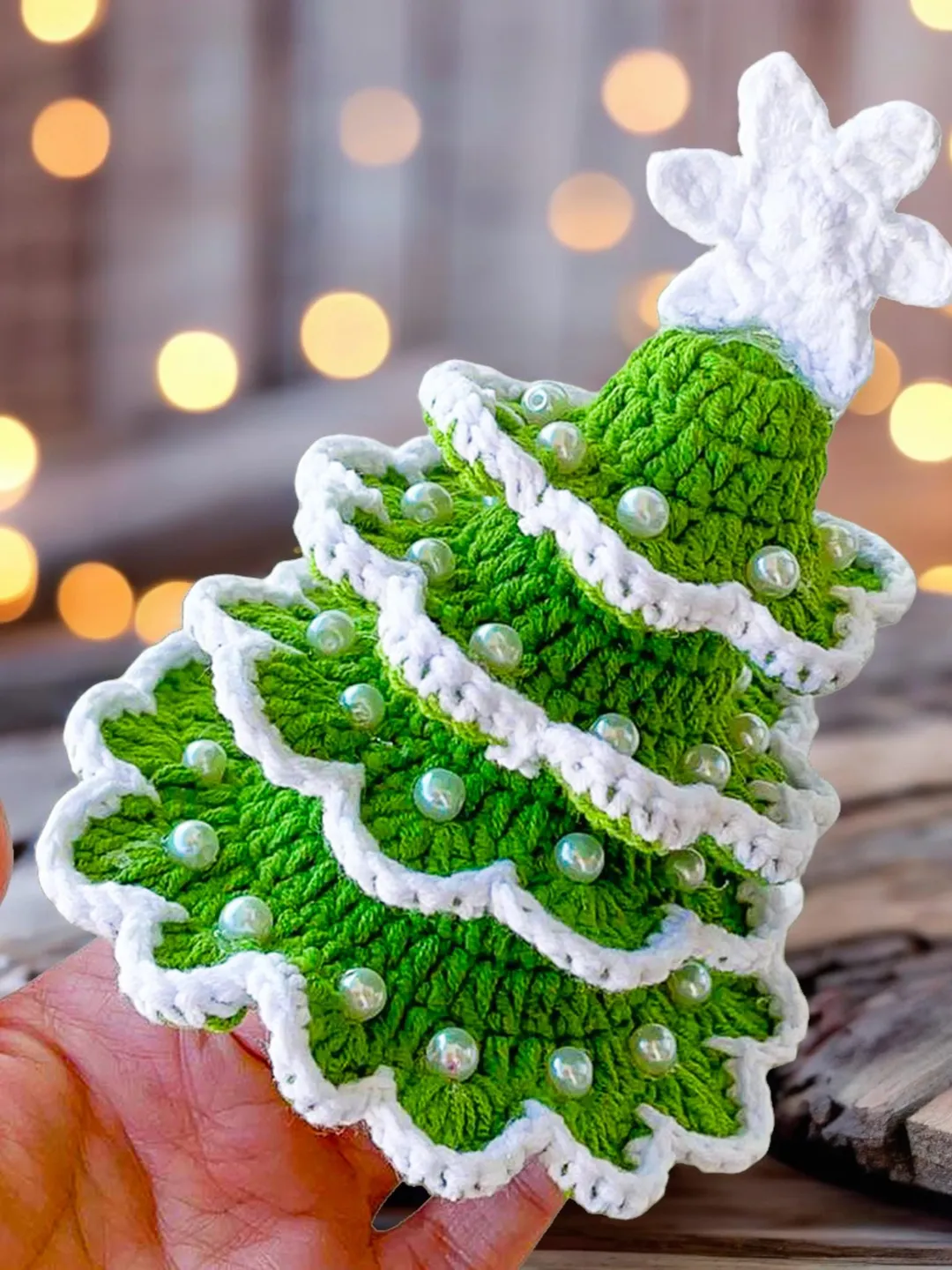 Crochet Christmas Tree Pattern, Beginner-Friendly Amigurumi Decor for DIY Holiday Decorations and Festive Gift Ideas