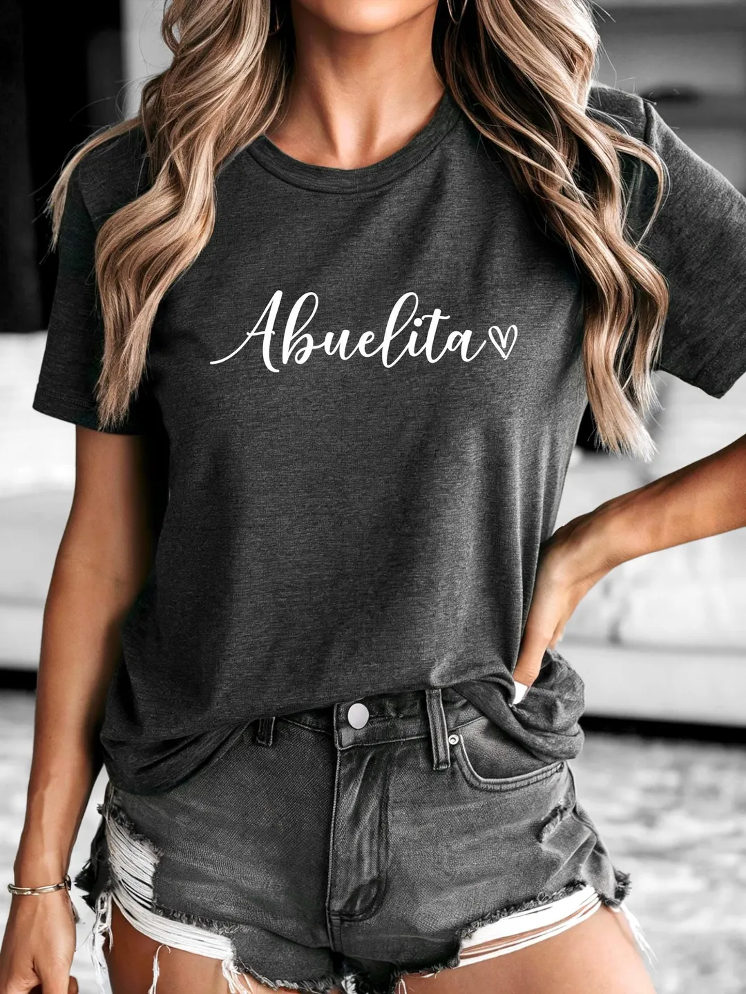 Abuelita T-Shirt: Grandma Gift, Pregnancy Announcement
