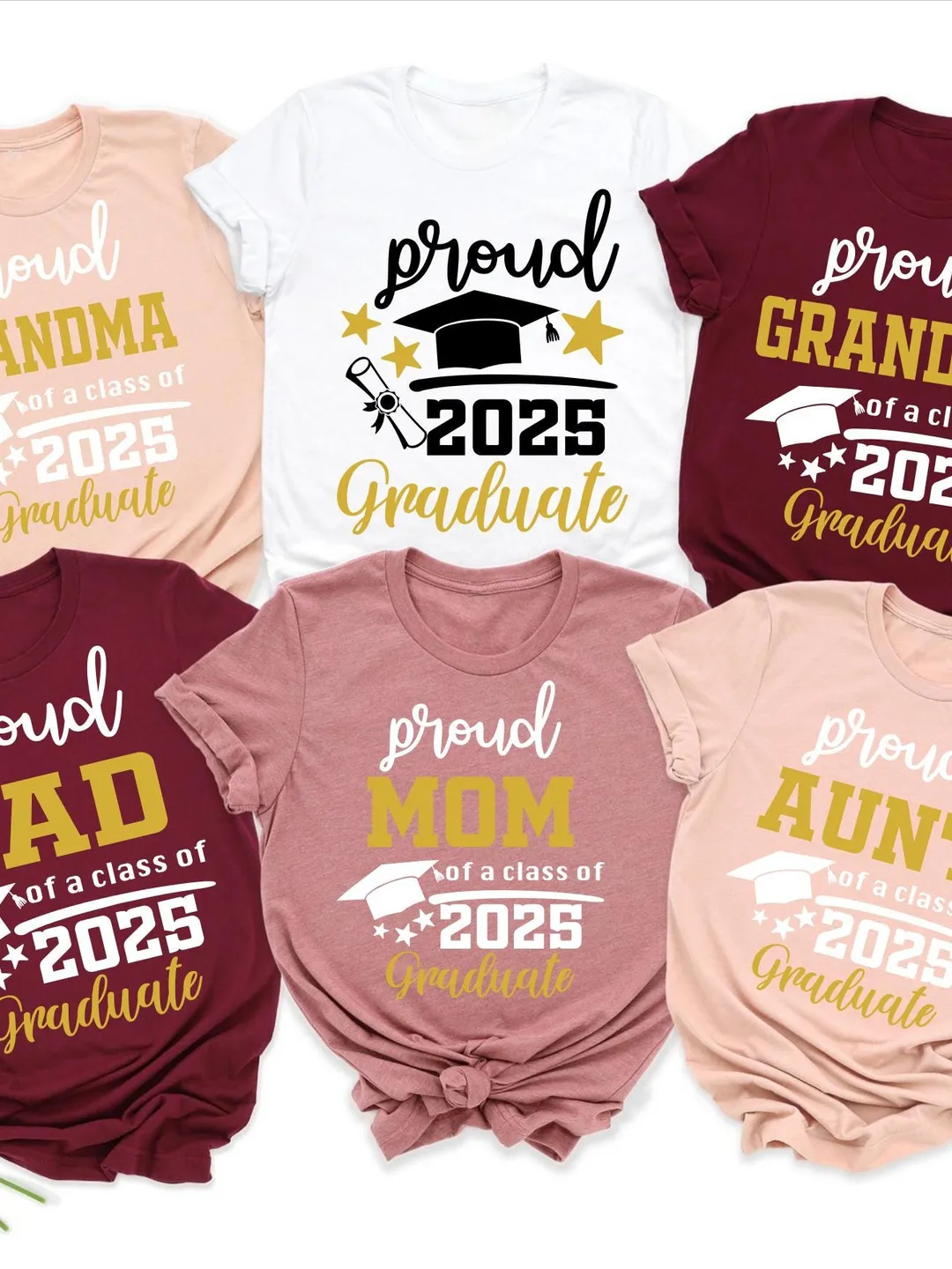 Proud Family Graduate 2025 Matching Shirt